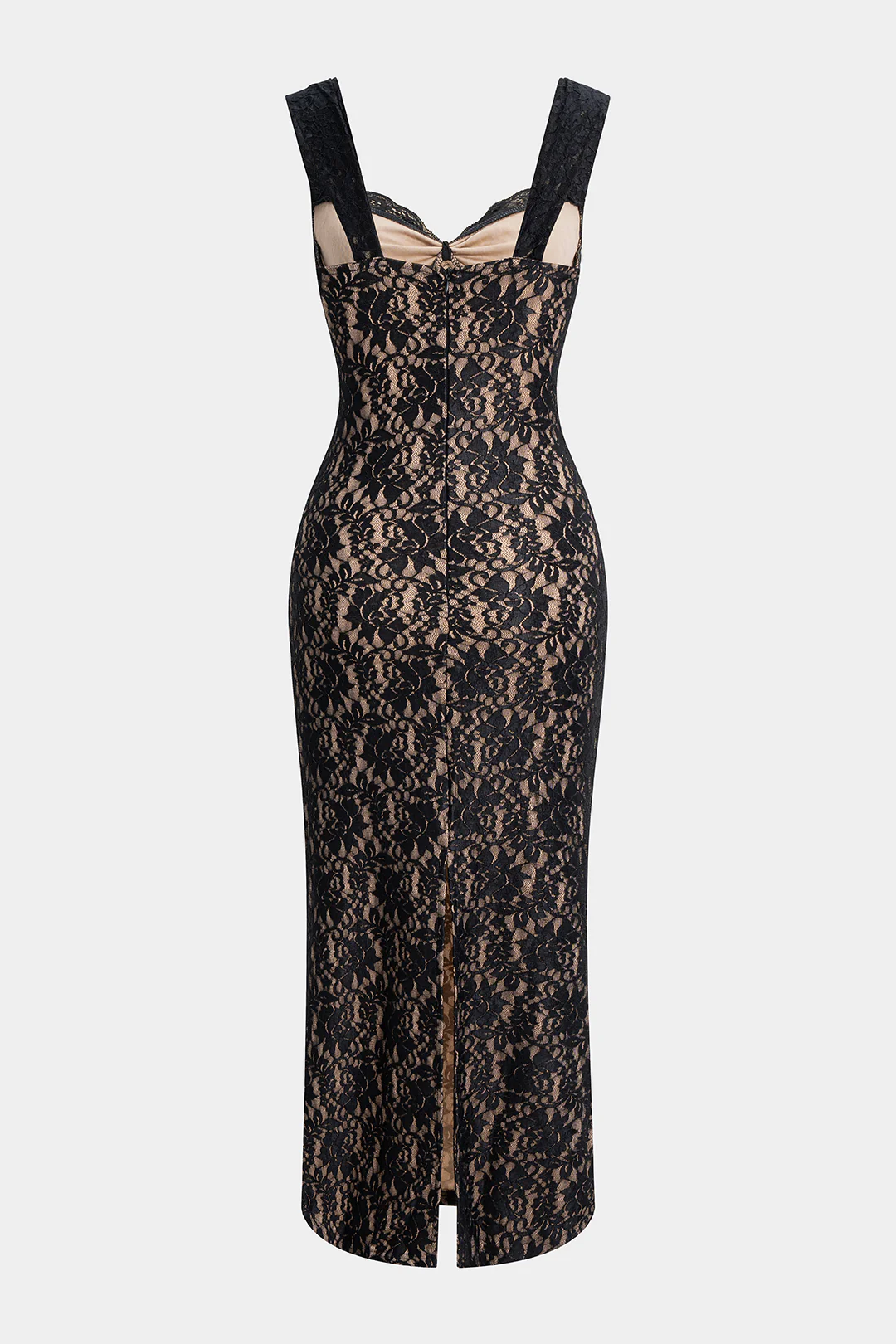 Lace Slip Sleeveless Maxi Dress - Image 2