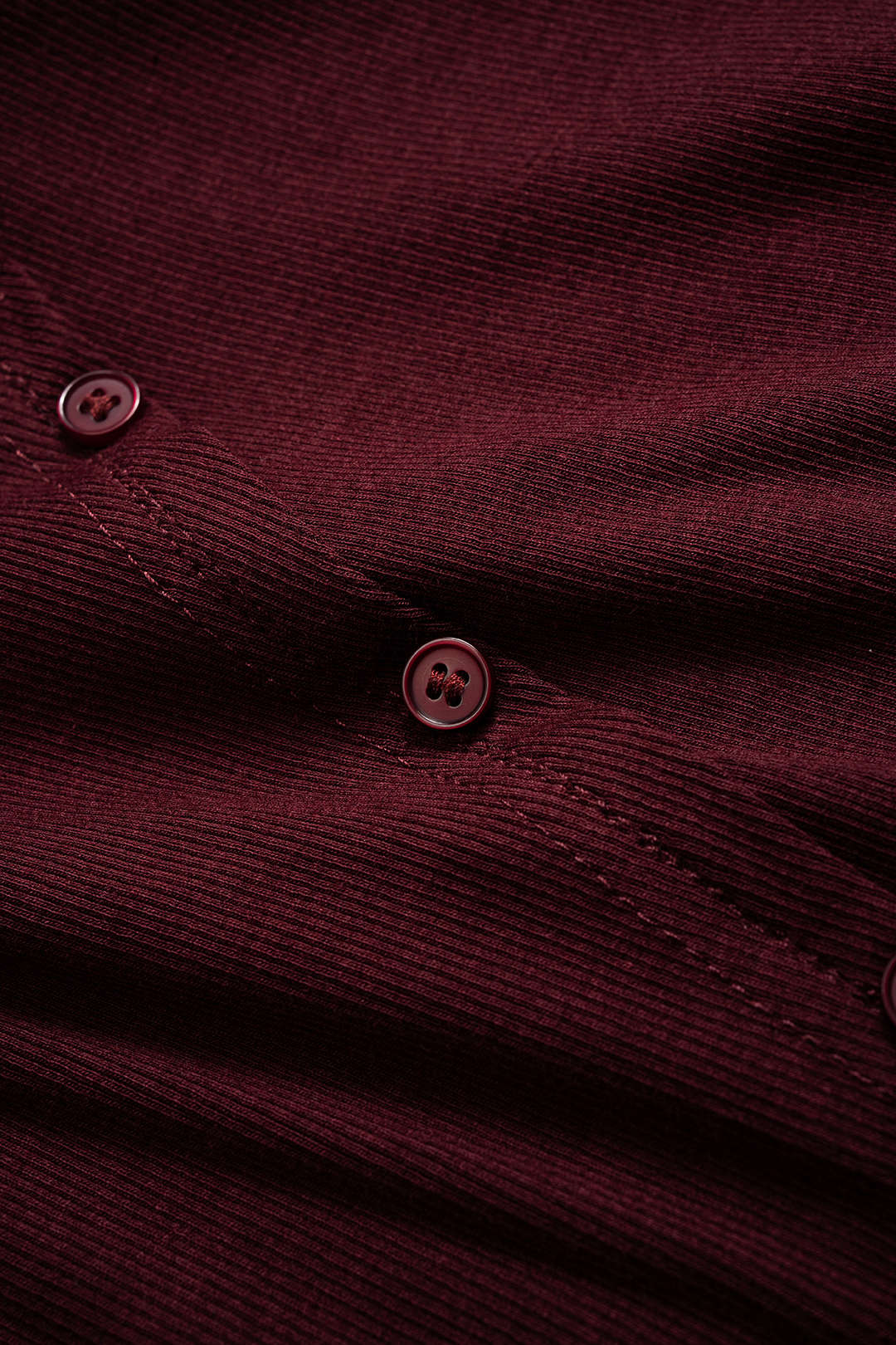 Asymmetrical Button Split Square Neck Long Sleeve Maxi Dress - Image 3