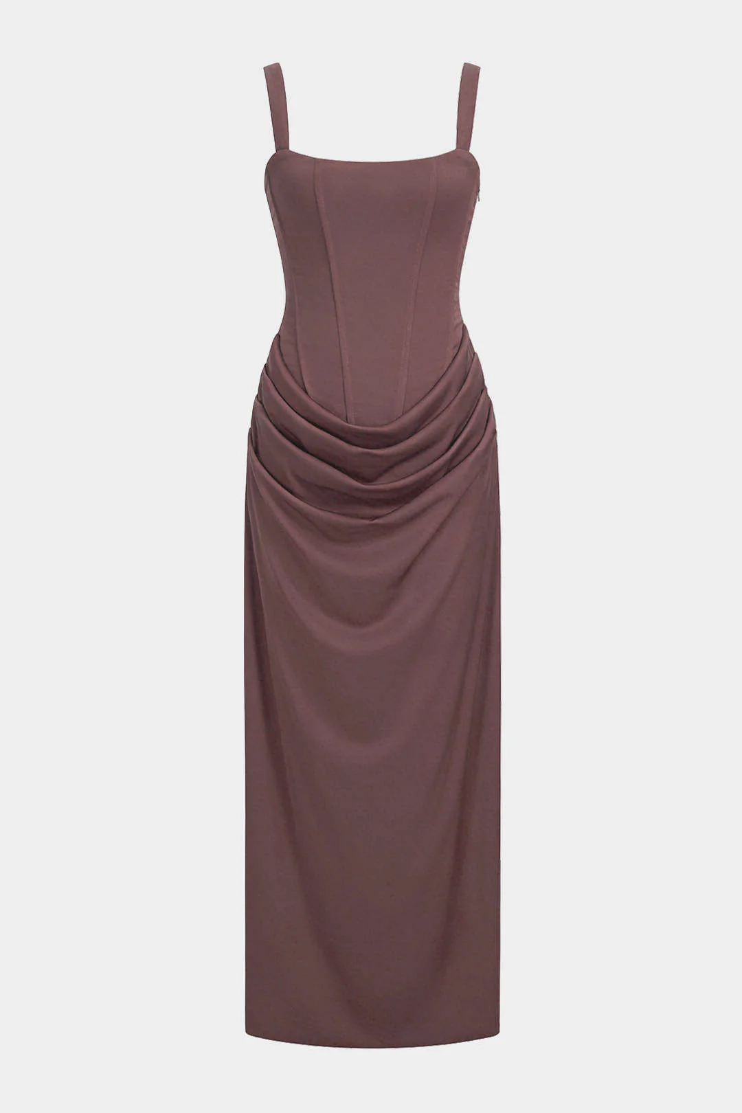 Tie Back Ruched Sleeveless Maxi Dress - Image 14