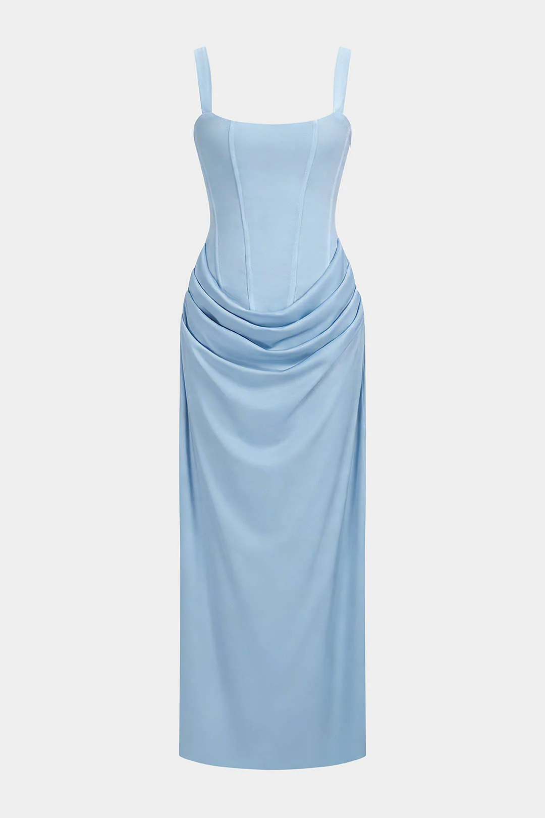 Tie Back Ruched Sleeveless Maxi Dress - Image 16