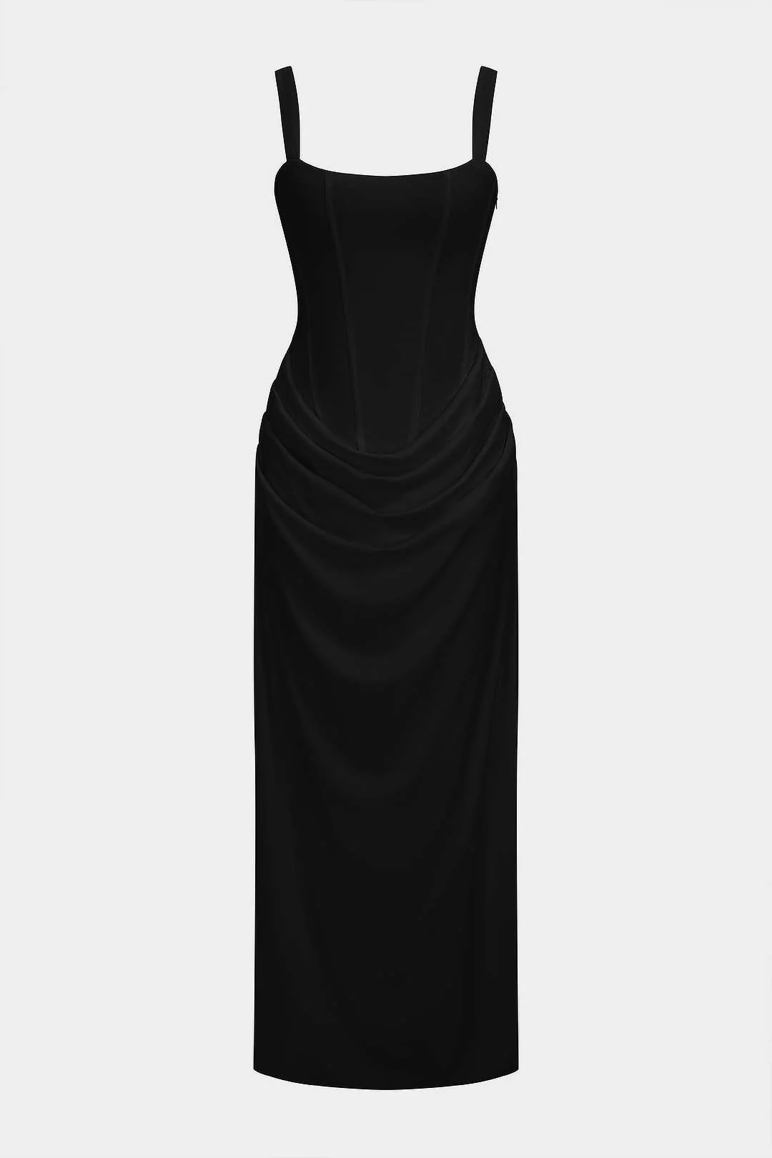 Tie Back Ruched Sleeveless Maxi Dress - Image 5
