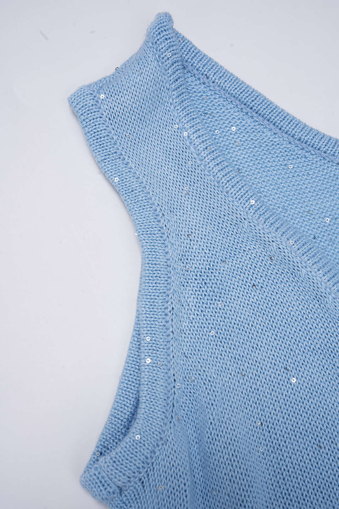 Sequin U-Neck Sleeveless Maxi Dress - Image 3