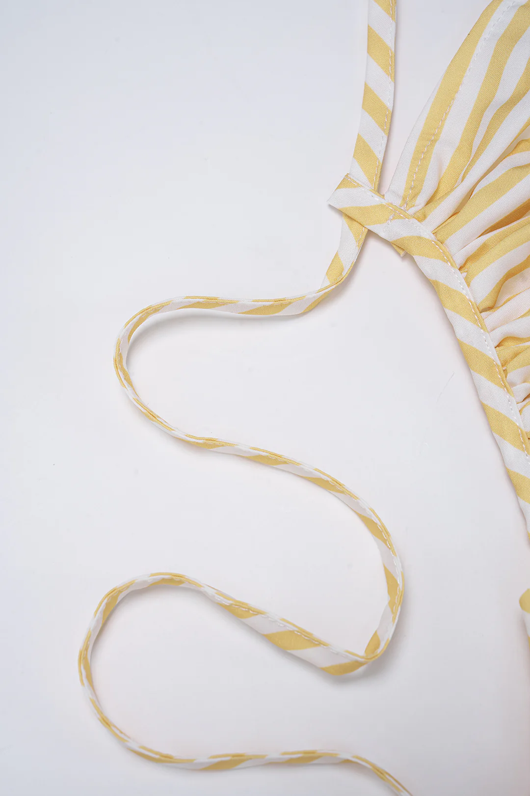 Stripes Print Backless Crossed Tie-Up Sleeveless Maxi Dress - Image 4