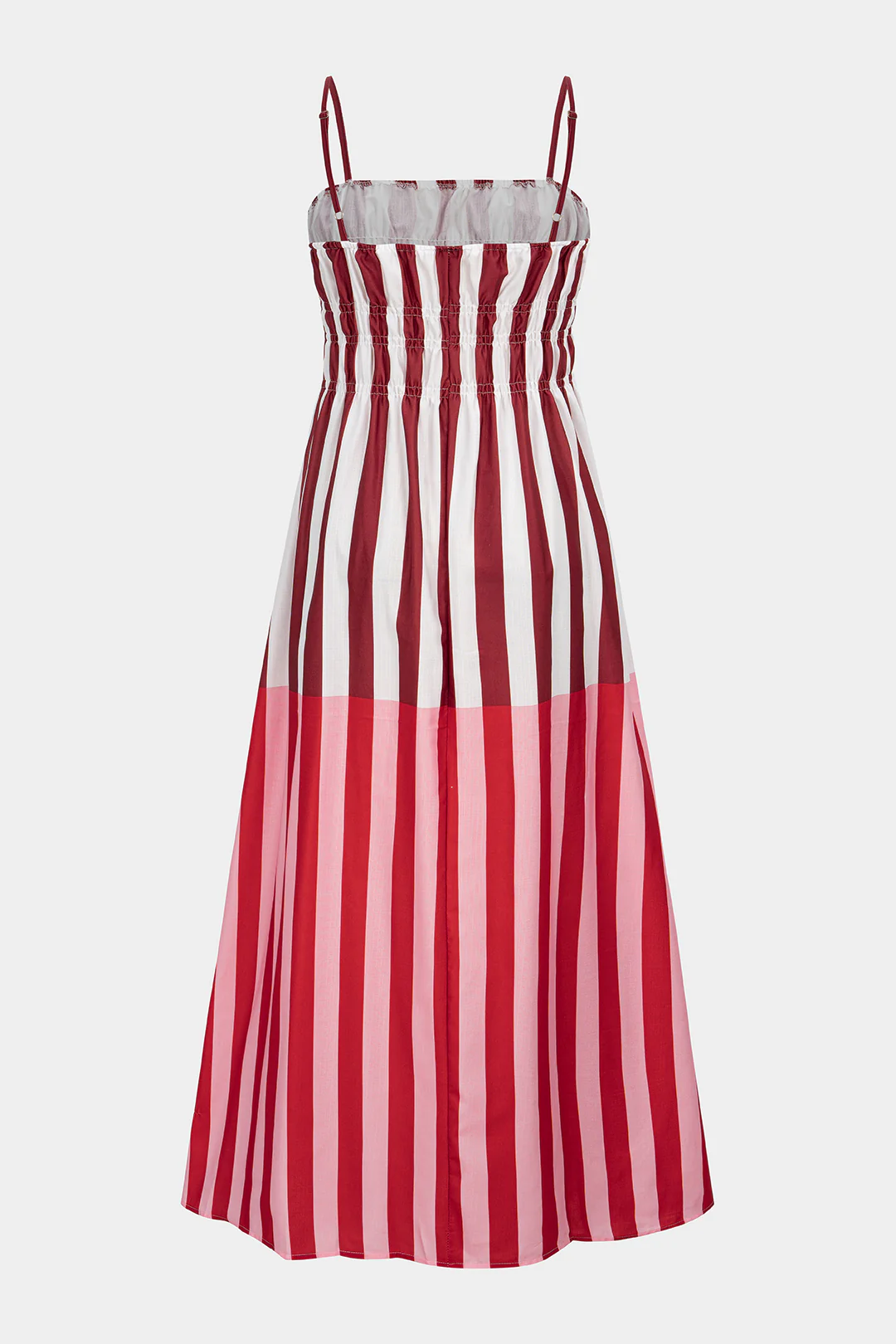 Contrast Stripes Print Sleeveless Maxi Dress - Image 7