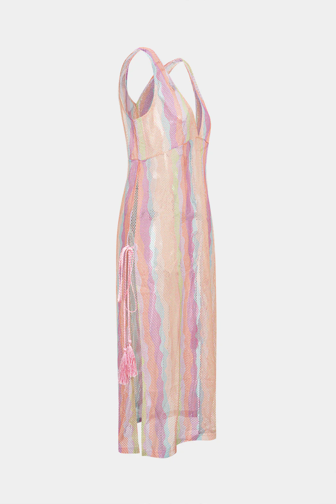 V-Neck Cut Out Tie-Up Cover Up - Image 2