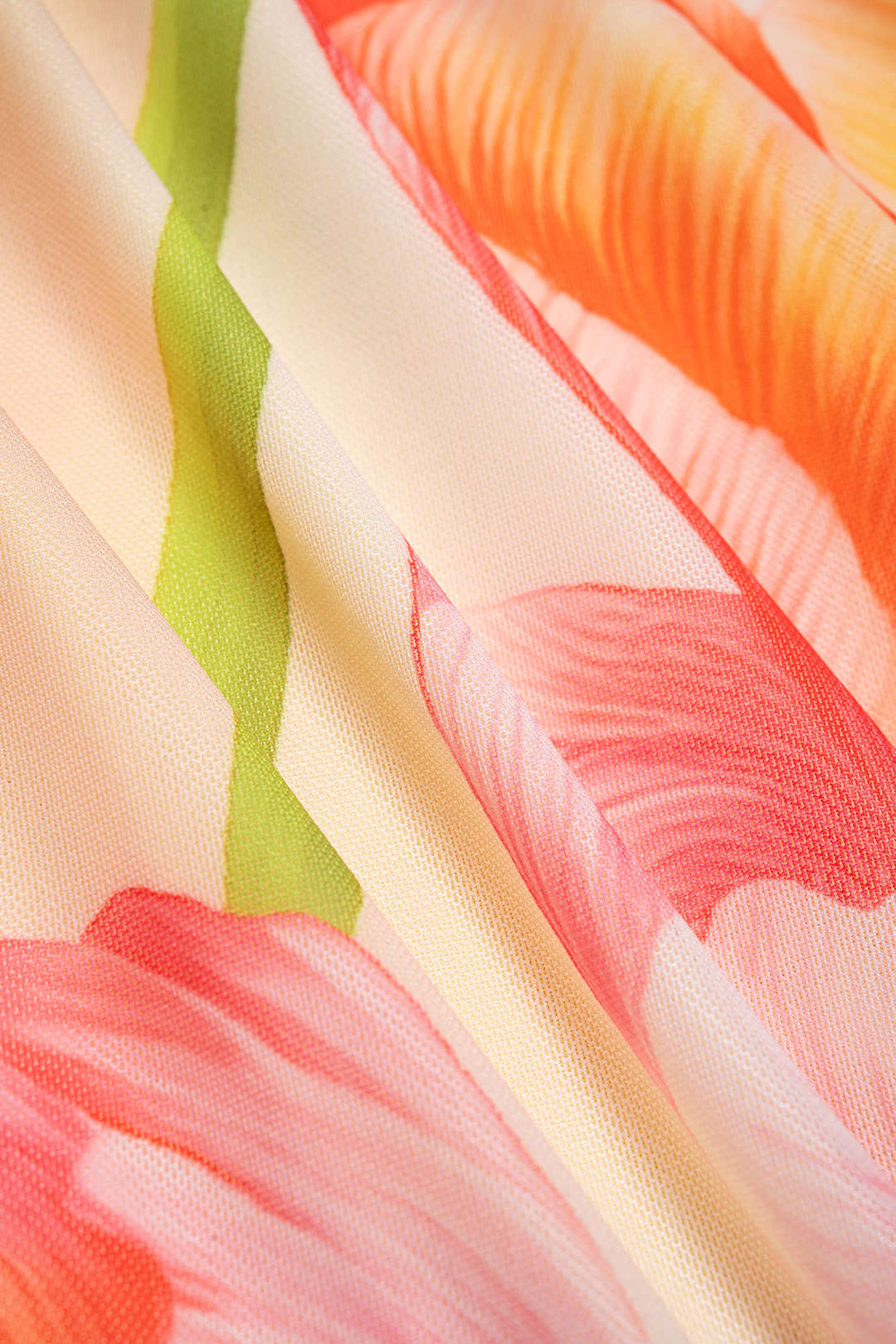 Ombre Floral Print Mesh Slip Sleeveless Maxi Dress - Image 4