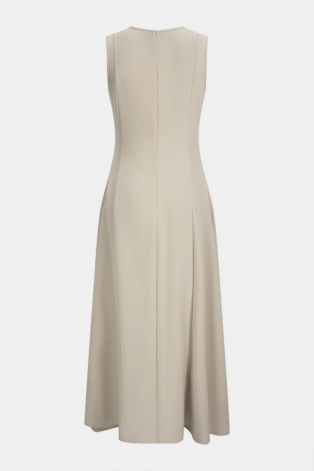 Round Neck Sleeveless Midi Dress - Image 6