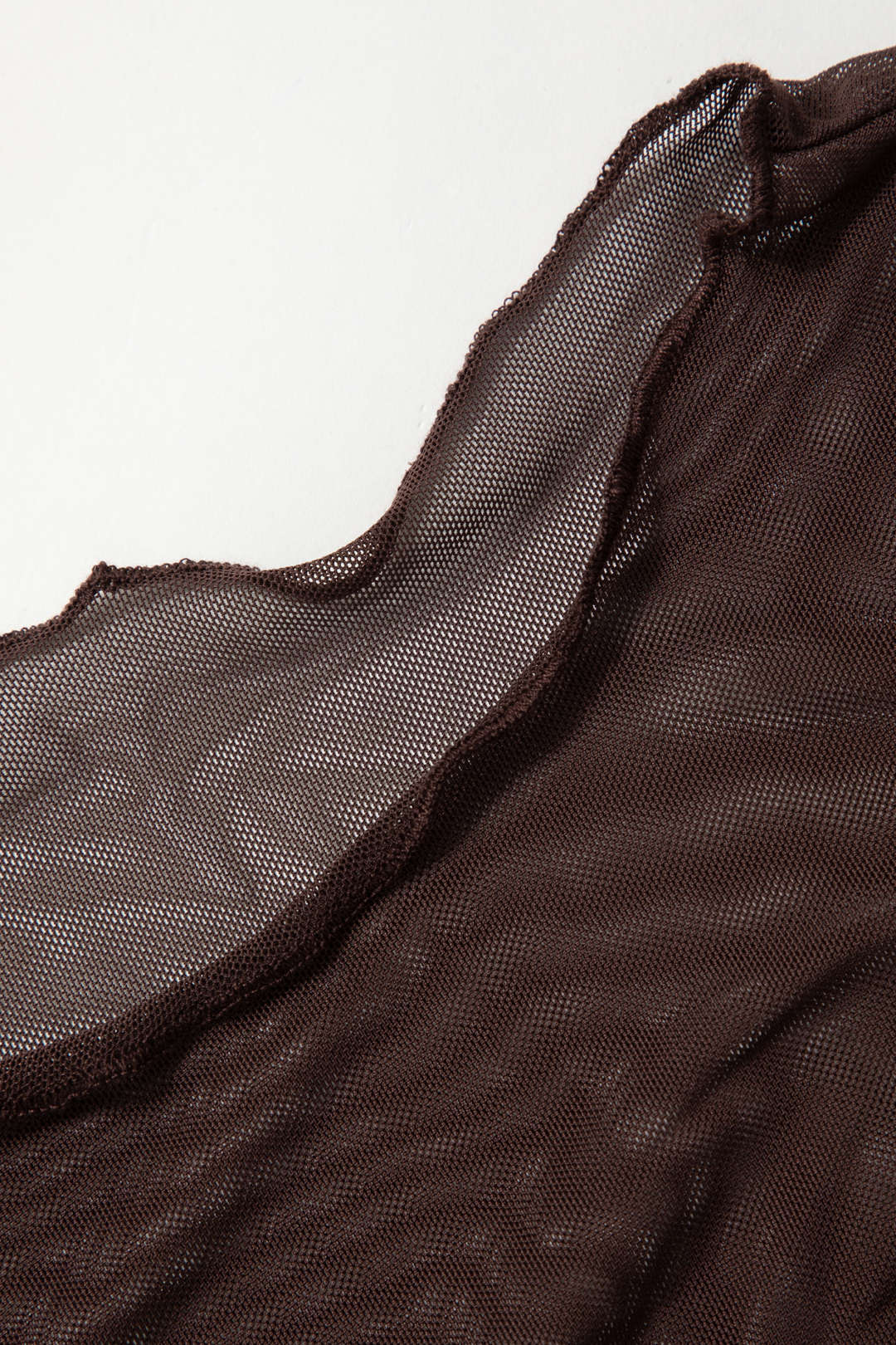 Sheer Mesh Wrap Tie Ribbon Mini Dress - Image 4