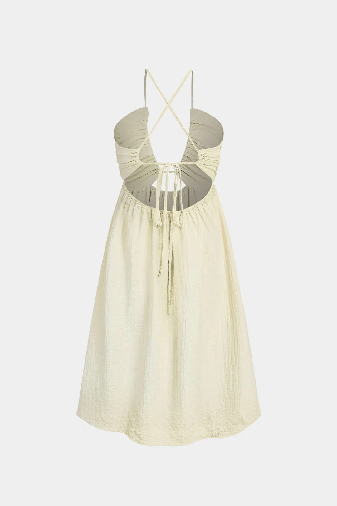 Backless V-neck Slit Midi Dress - Image 5