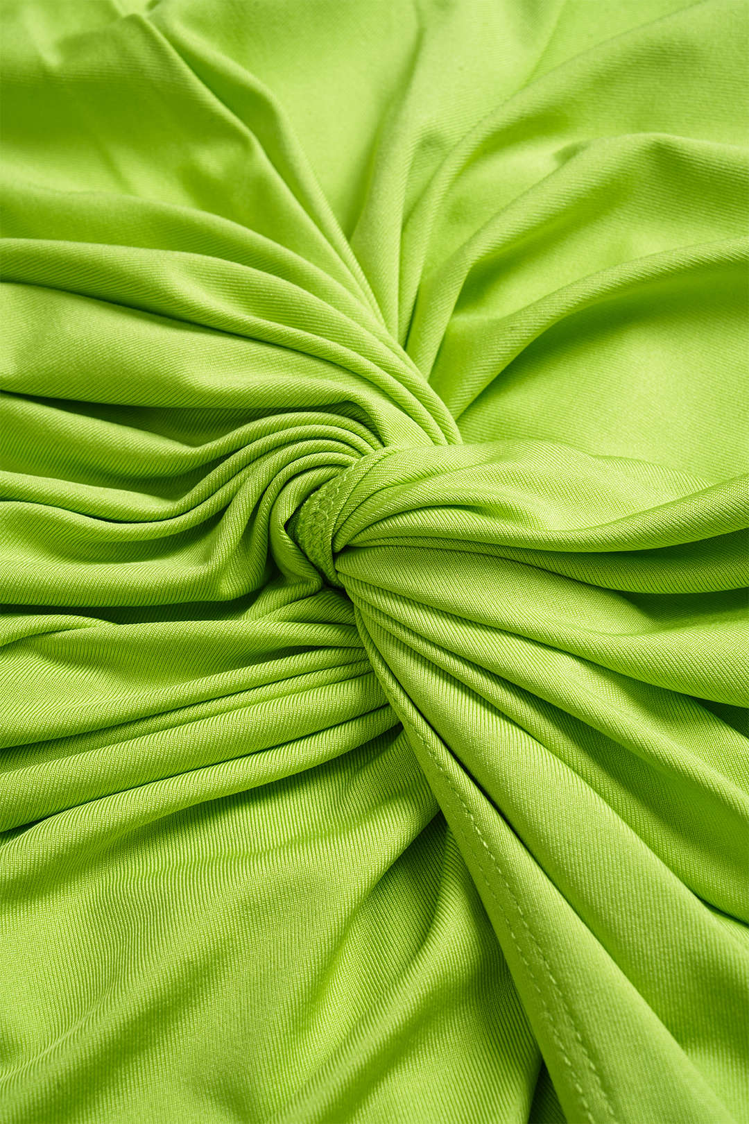Ruched Twist Knot Backless Sleeveless Midi Dress - Image 3