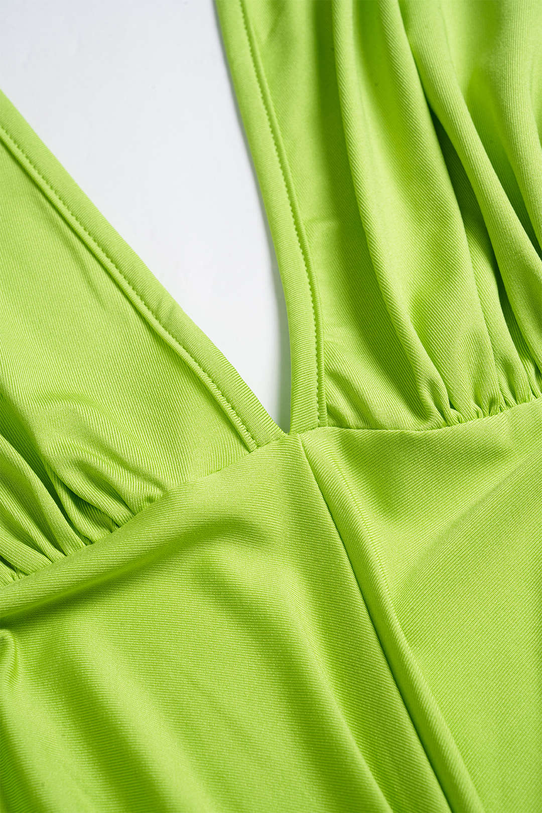 Ruched Twist Knot Backless Sleeveless Midi Dress - Image 4