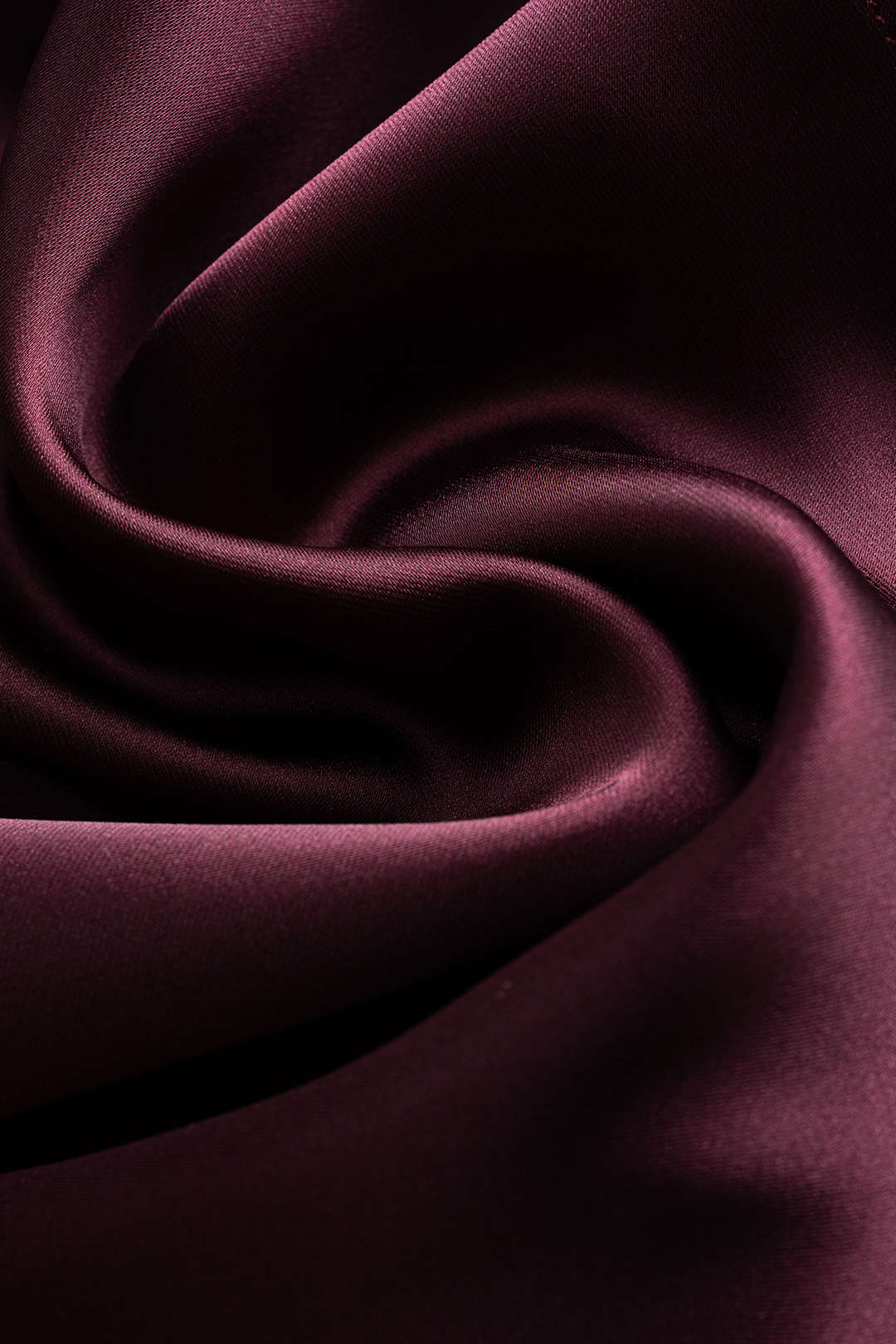 Satin Patchwork Ruched Asymmetrical Long Sleeve Midi Dress - Image 6