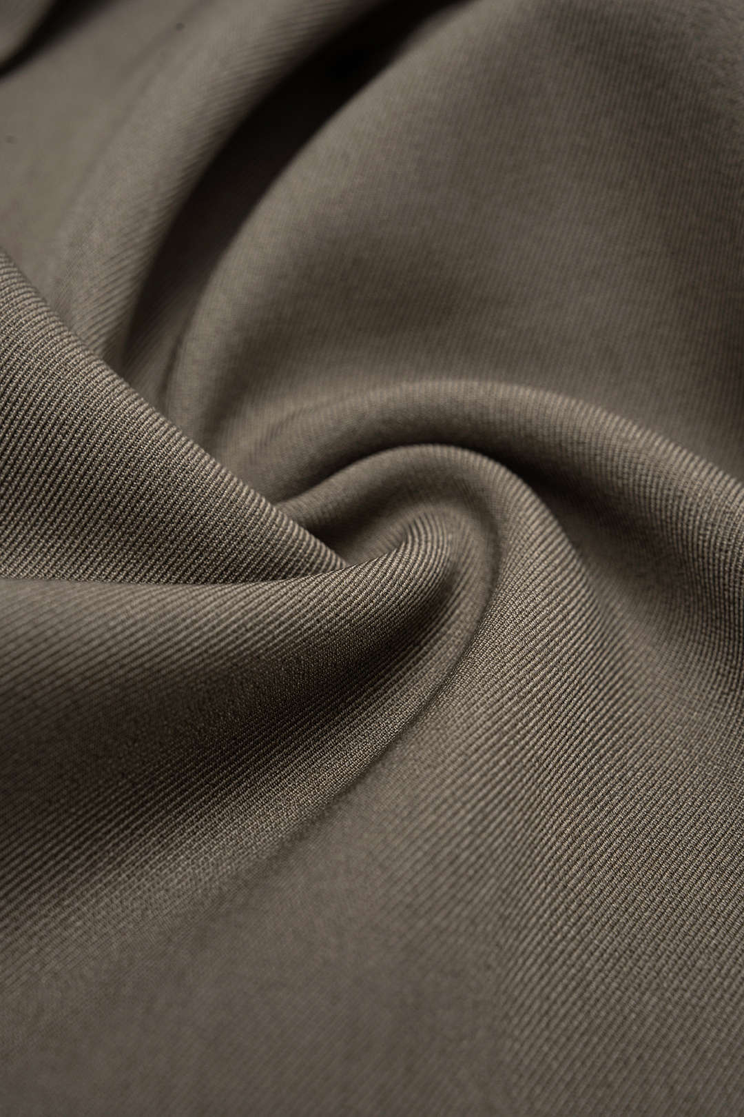 Ruched Notched Lapel Asymmetrical Long Sleeve Maxi Dress - Image 3
