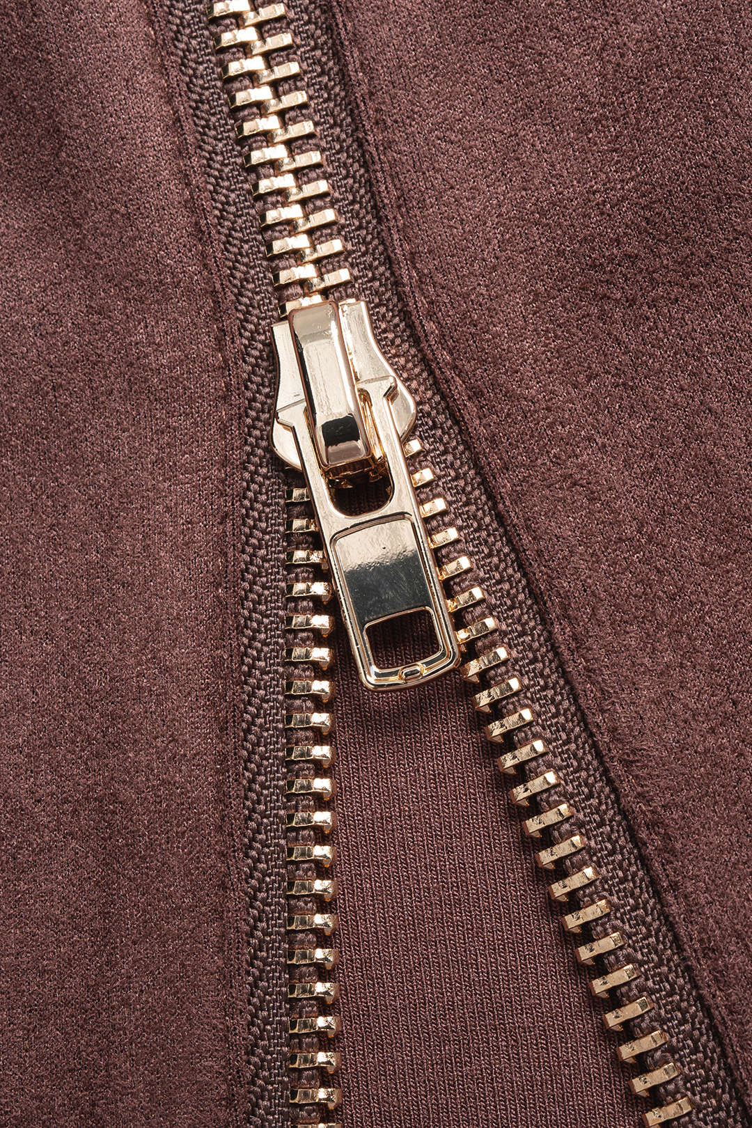 Round Neck Zipper Patchwork Long Sleeve Midi Dress - Image 4