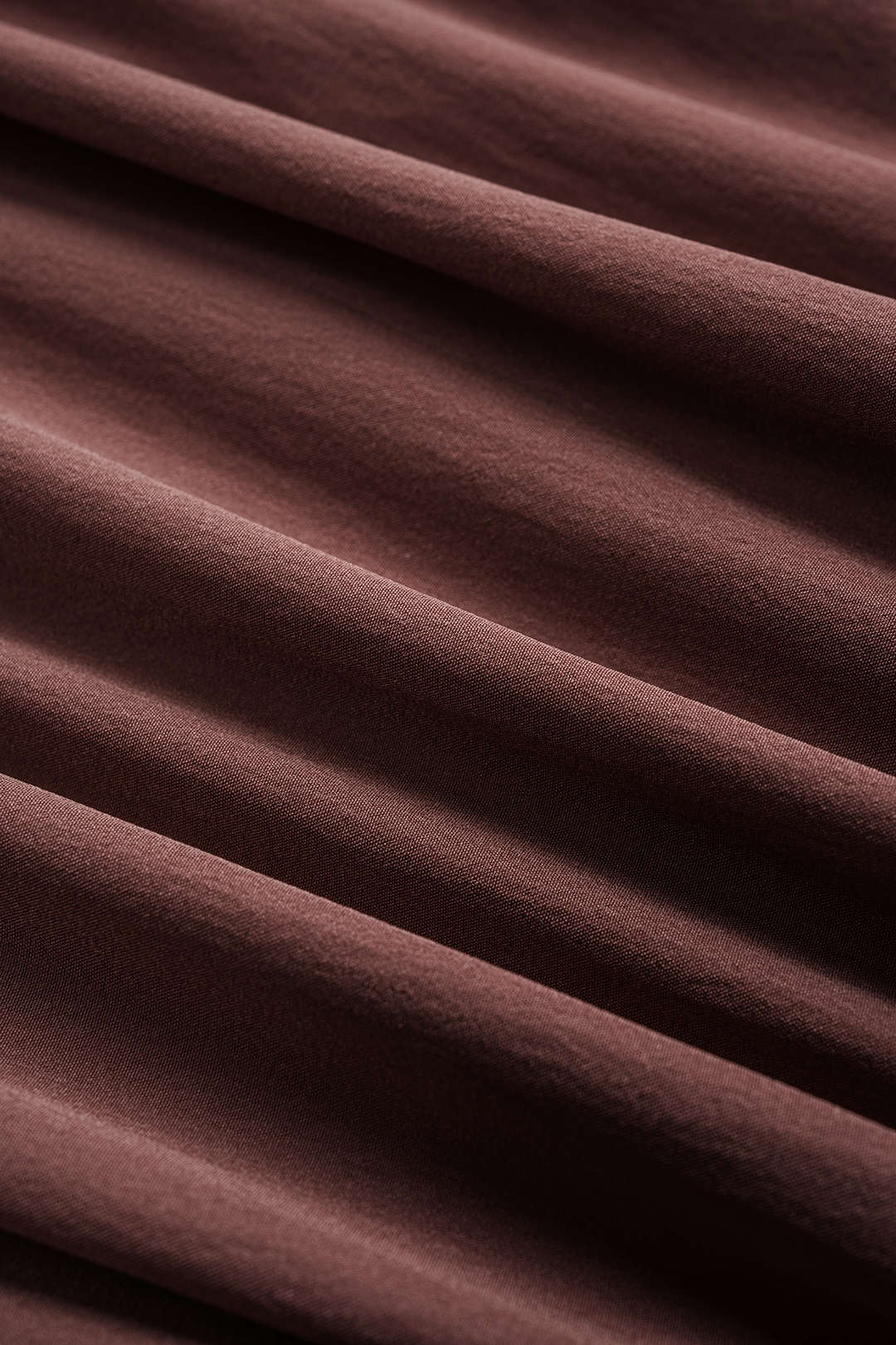 Solid Ruched Long Sleeve Midi Dress - Image 6