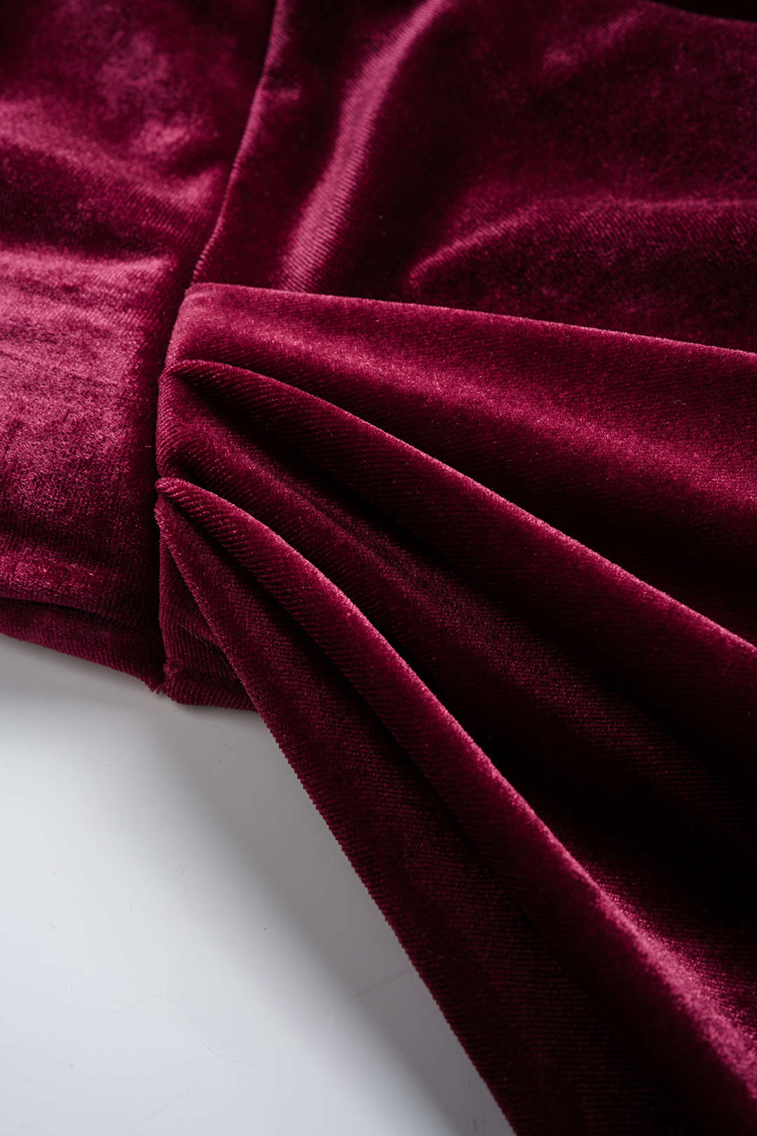 Velvet Ruched Sleeveless Slip Midi Dress - Image 10