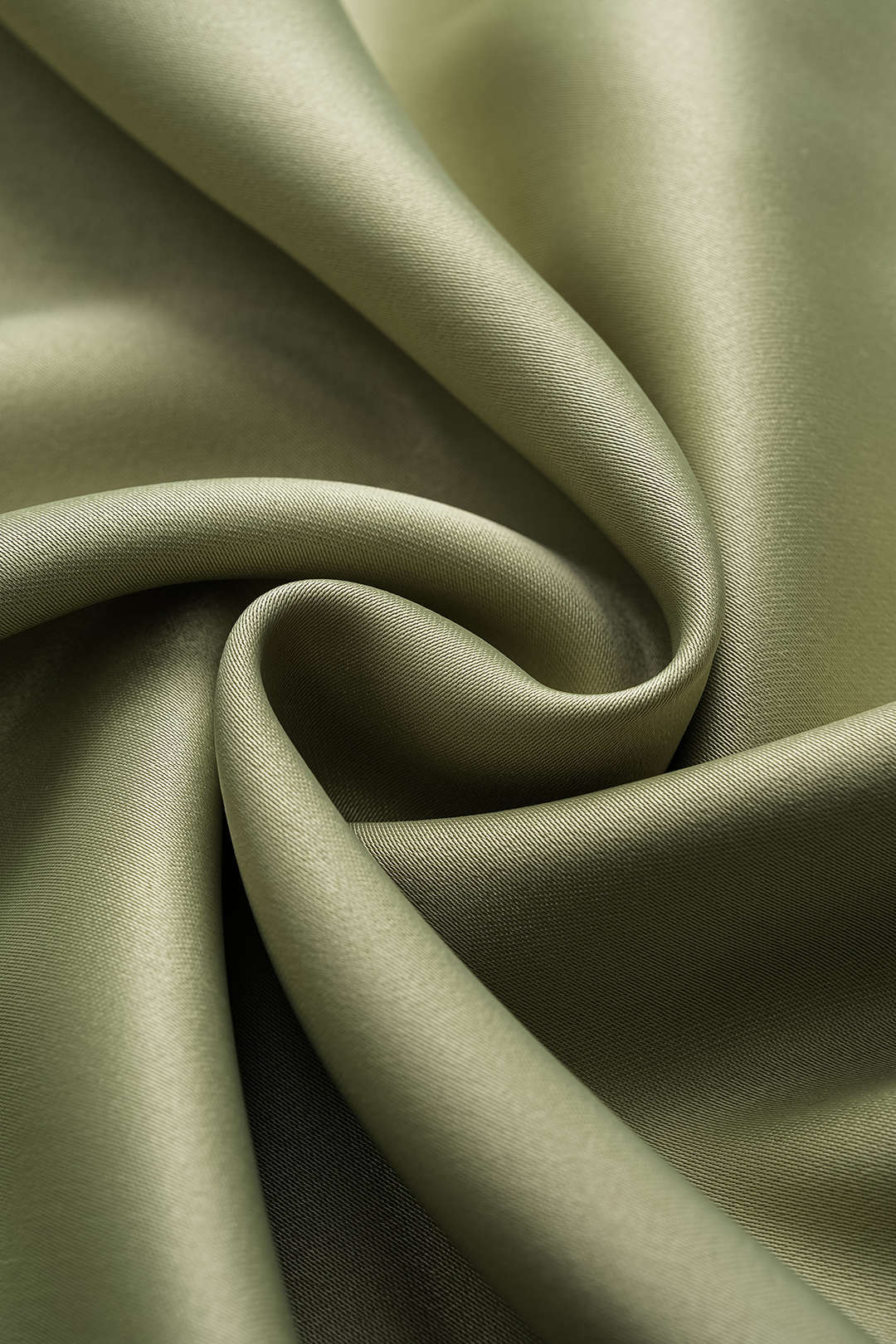Satin One Shoulder Ruched Short Sleeve Midi Dress - Image 4