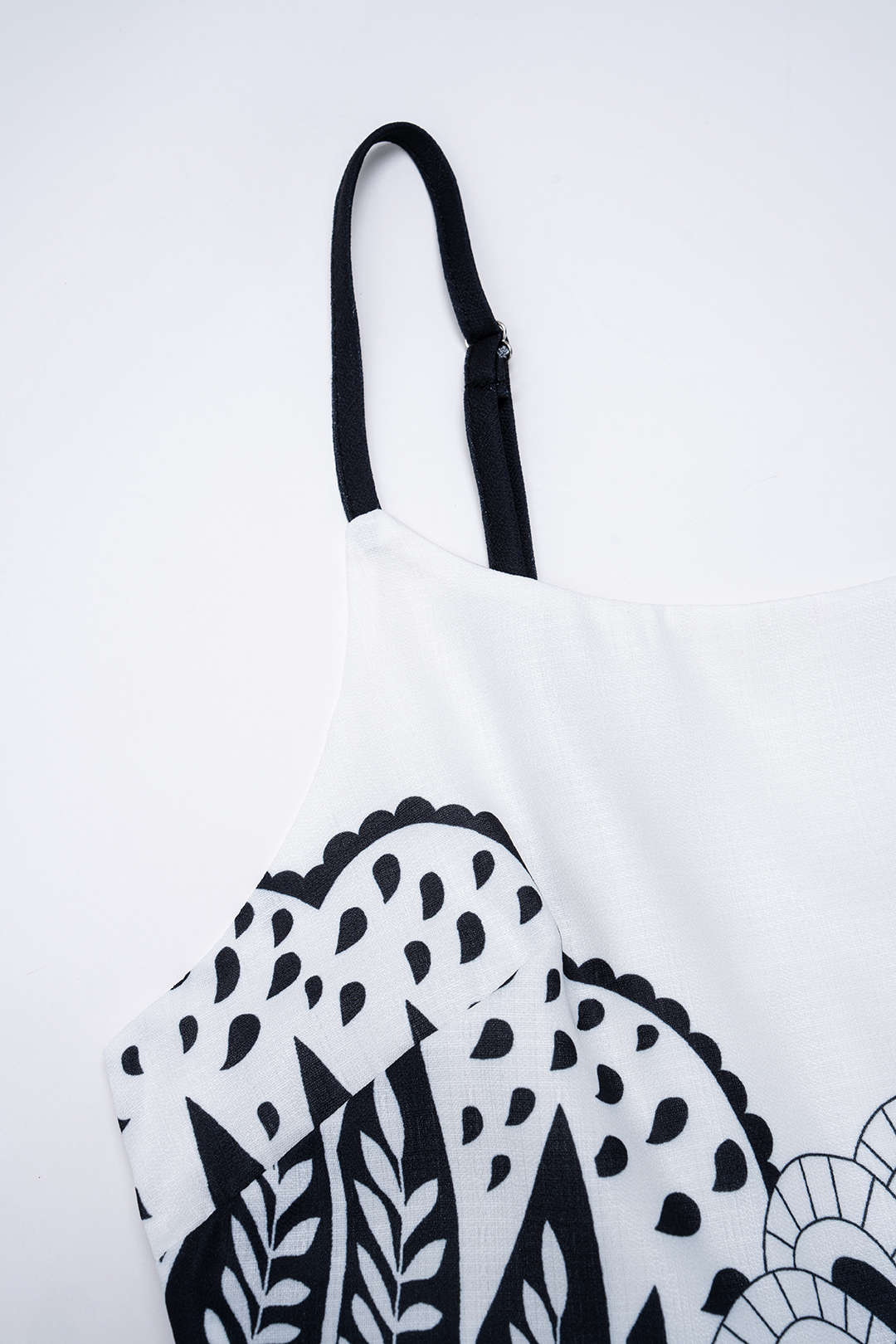 Contrast Floral Print Slip Sleeveless Maxi Dress - Image 3