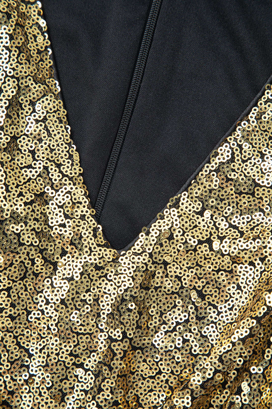 Sequin V-neck Sleeveless Cut Out Mini Dress - Image 8