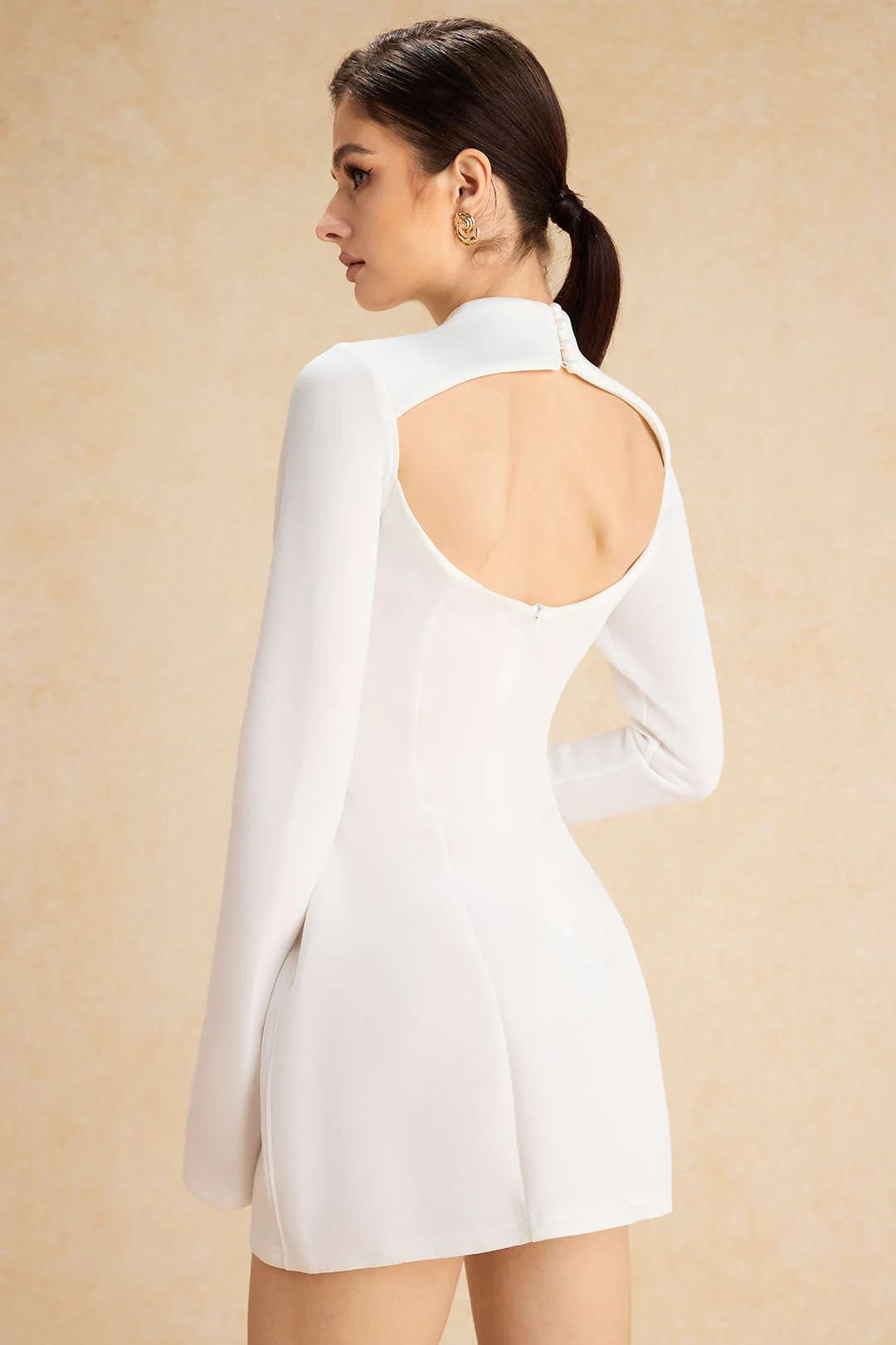 Backless Mini Dress - Image 16
