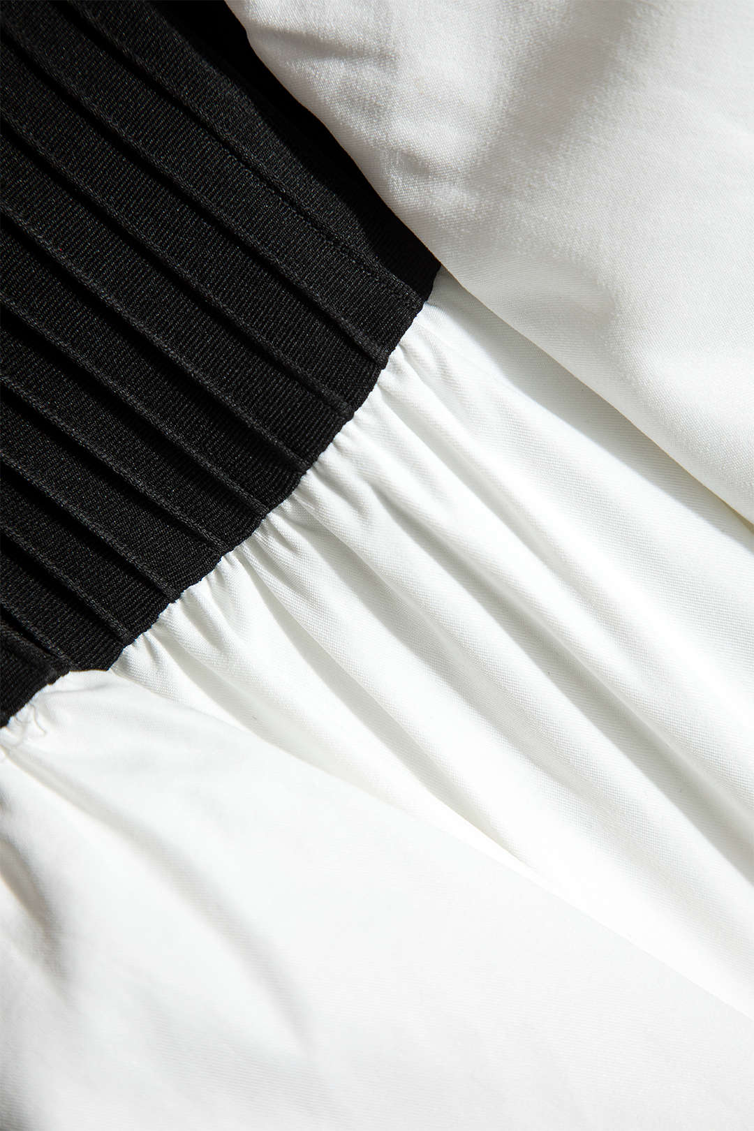 Contrast Ribbed Puff Hem Mini Dress - Image 5