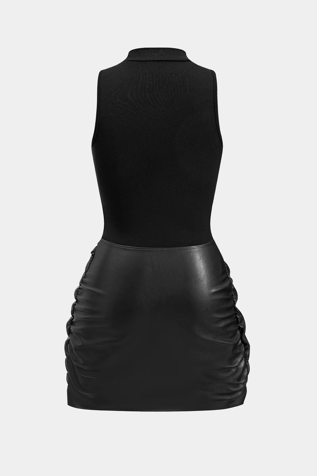Tie Front Sleeveless Mini Dress - Image 2