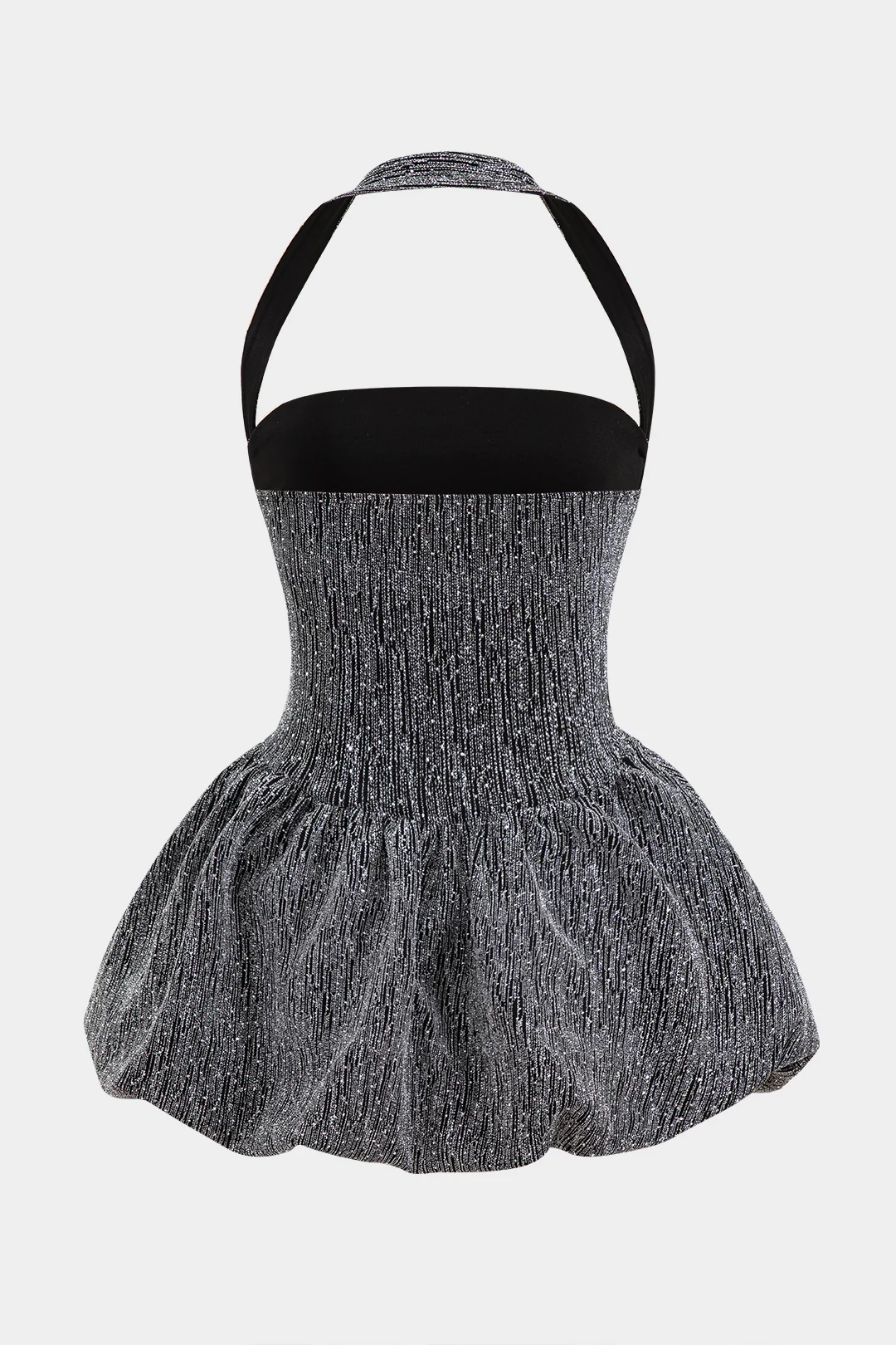 Halter Neck Sleeveless Mini Dress - Image 3