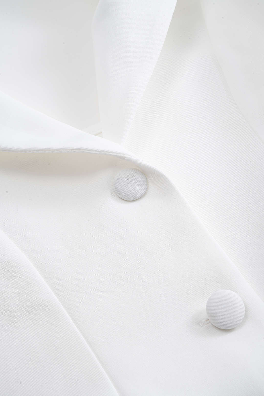 Halter Neck Button Ruffle Sleeveless Mini Dress - Image 3