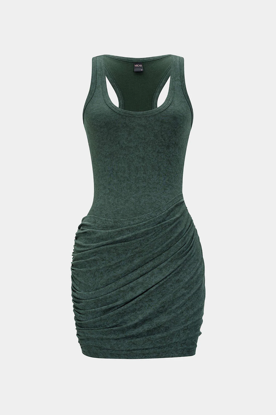 Ruched Tank Sleeveless Mini Dress - Image 5