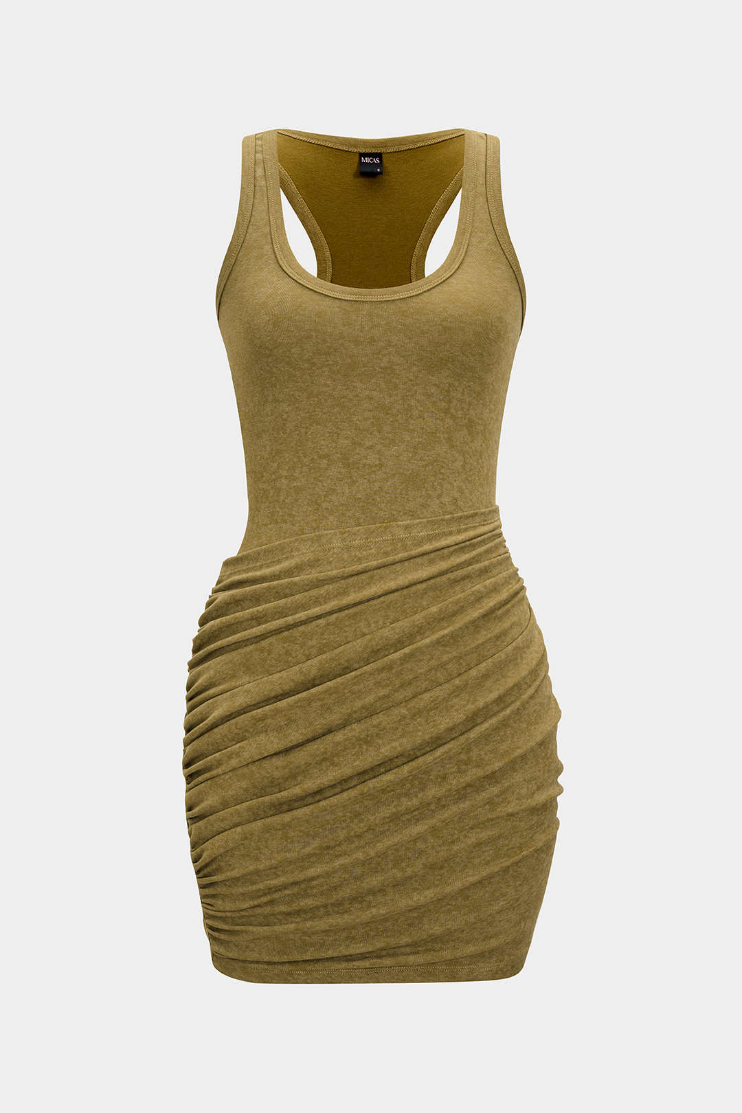 Ruched Tank Sleeveless Mini Dress - Image 7