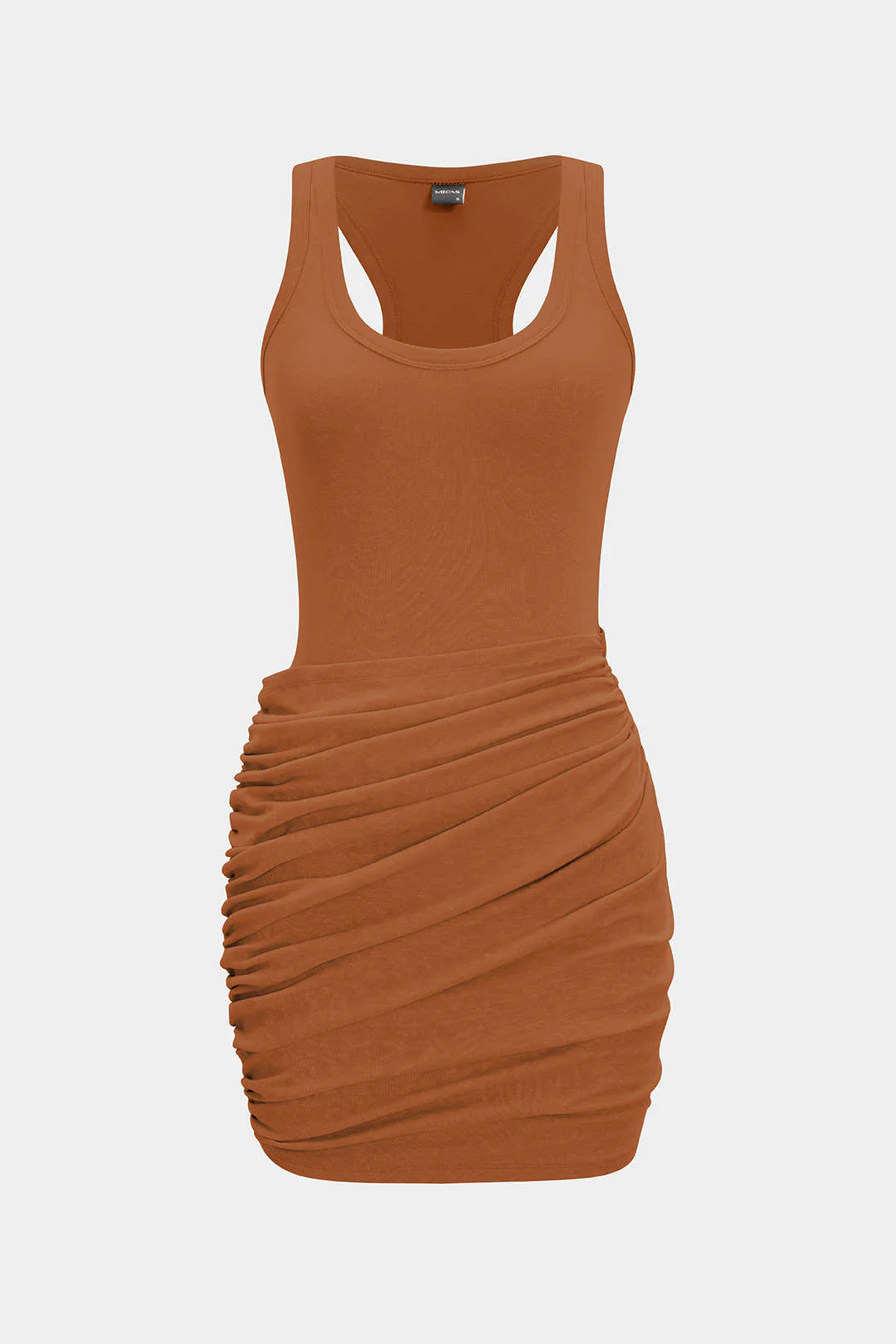 Ruched Tank Sleeveless Mini Dress - Image 8