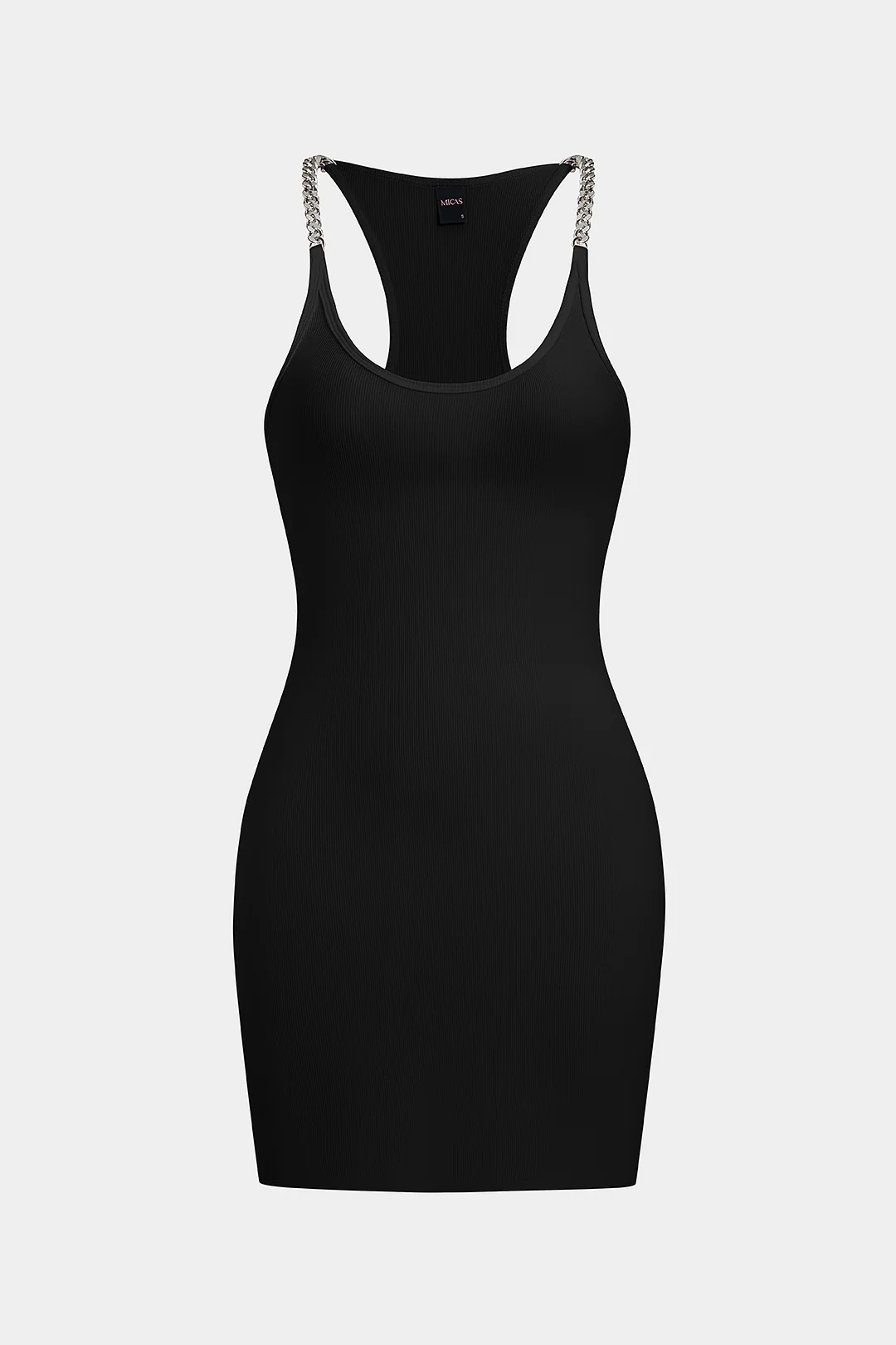 Chain Decor Sleeveless Mini Dress - Image 5