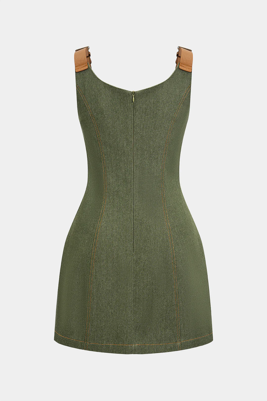 Metallic Decor Sleeveless Dress - Image 2