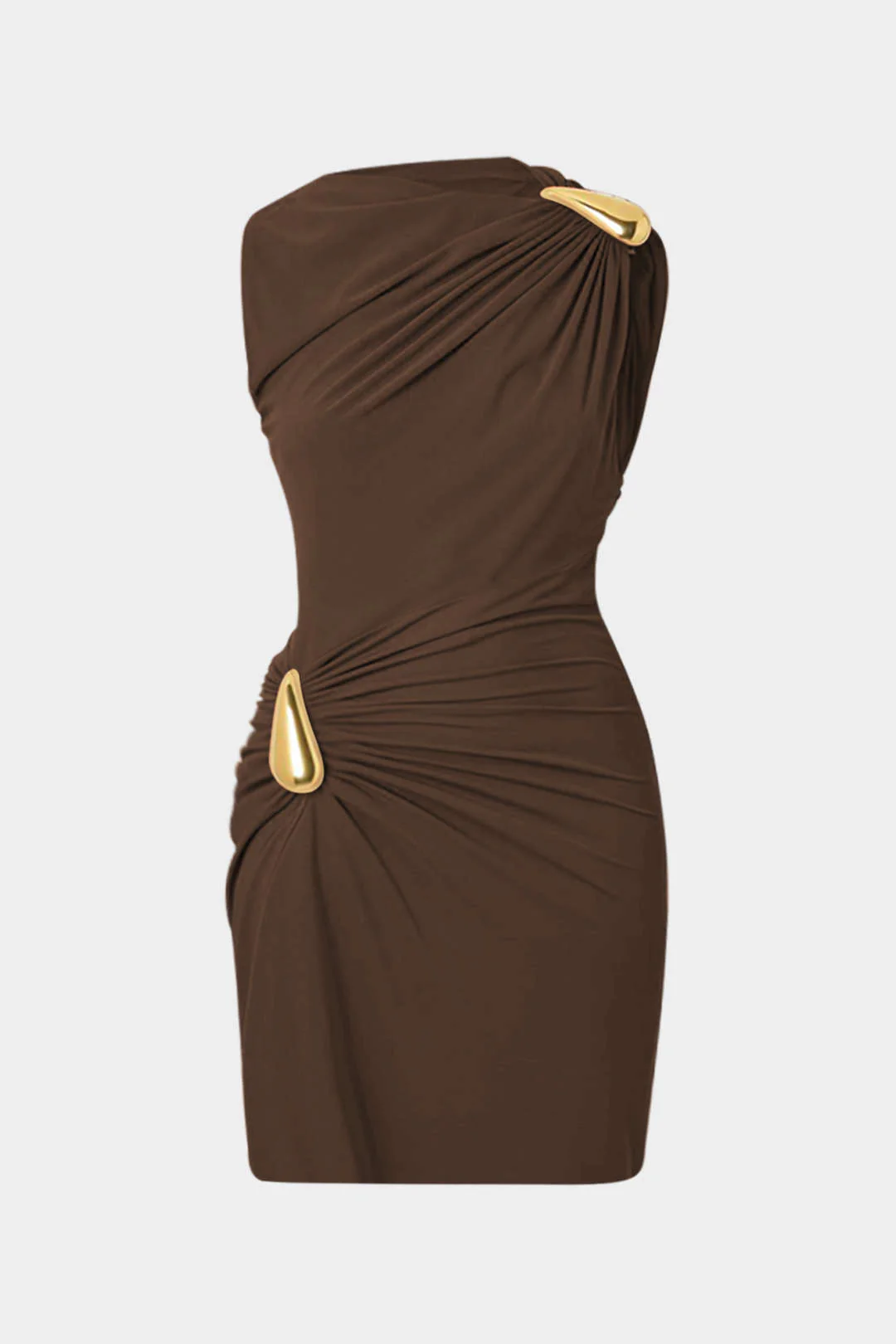 Metallic Sleeveless Mini Dress - Image 10