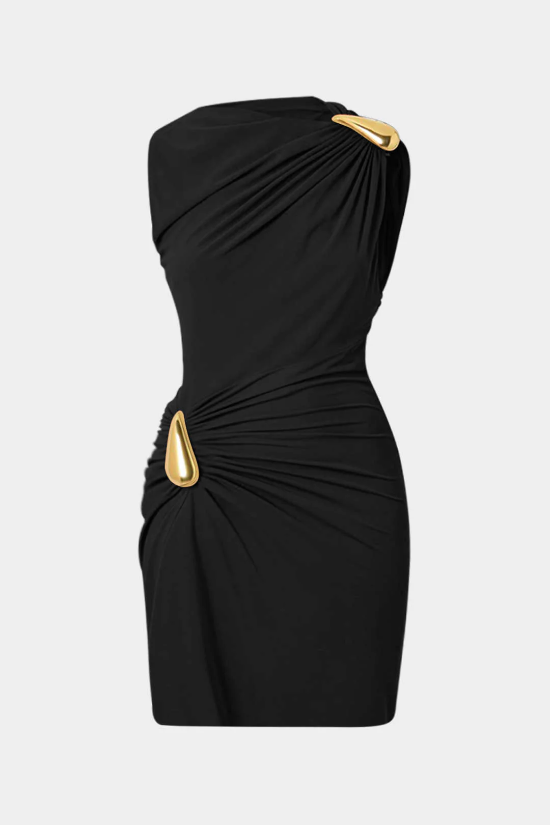 Metallic Sleeveless Mini Dress - Image 7