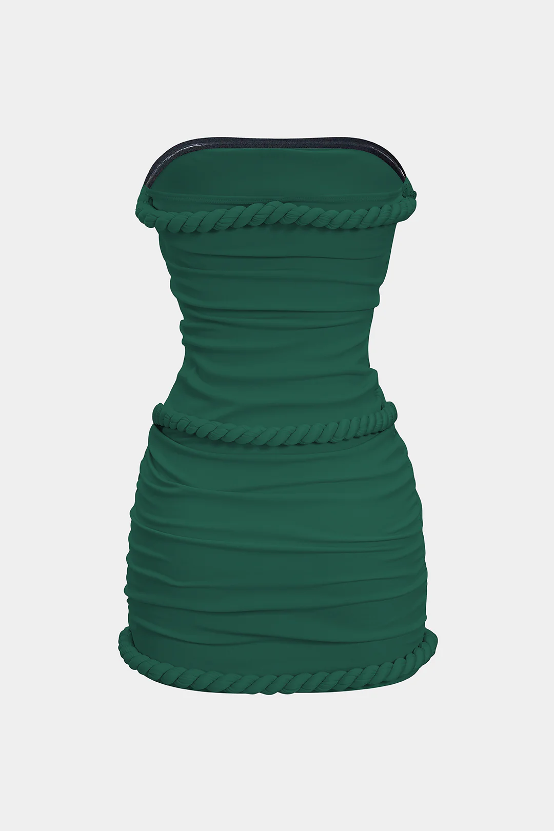 Twist Knot Strapless Sleeveless Mini Dress - Image 6