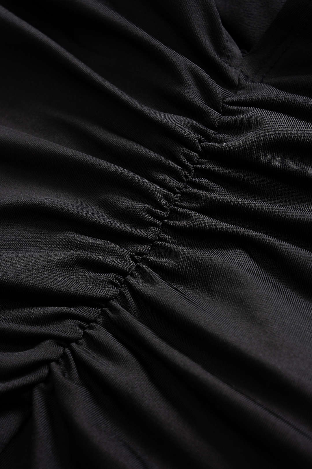 Round Neck Ruched Tie-Up Asymmetrical Sleeveless Mini Dress - Image 4