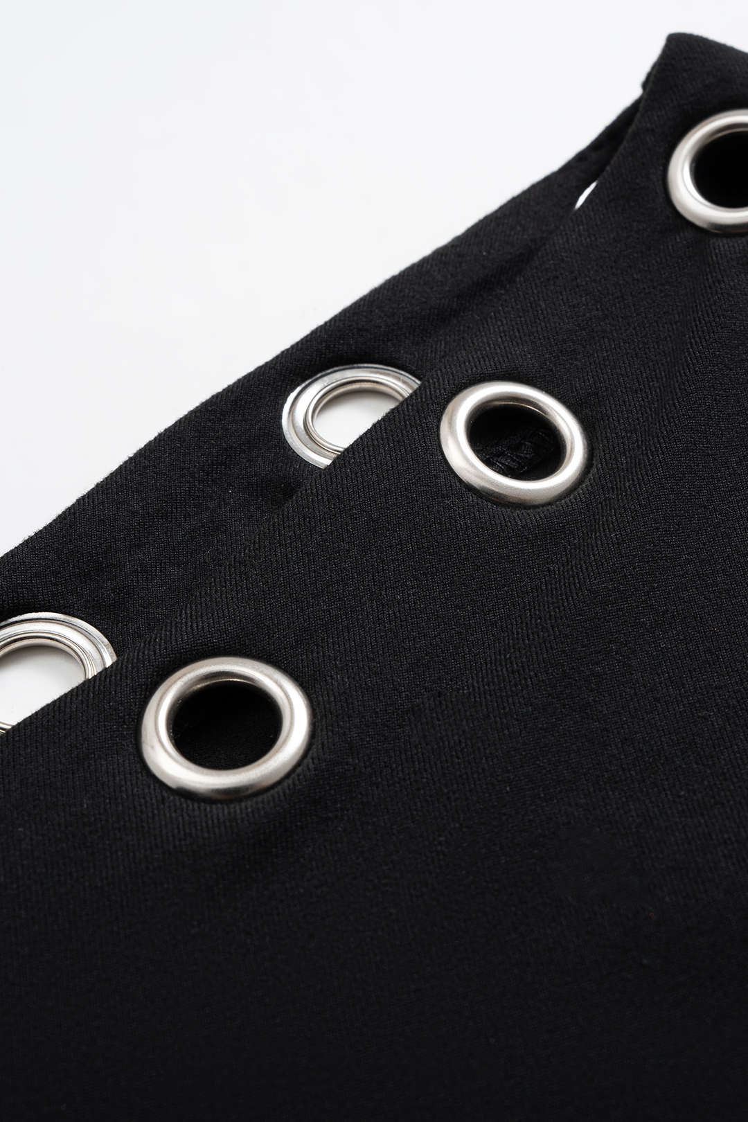 Asymmetrical Neck Cut Out Long Sleeve Mini Dress - Image 4