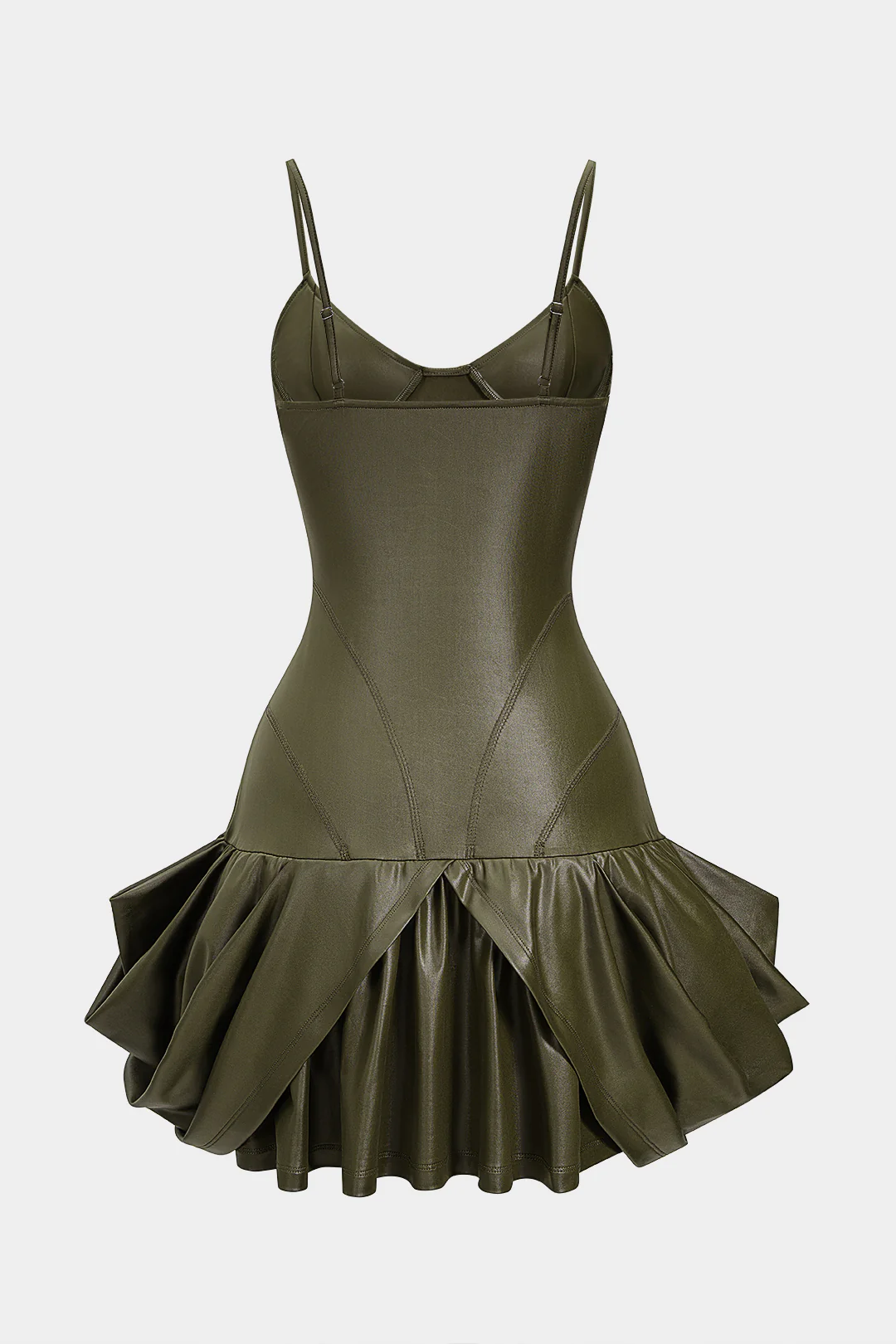 Ruched Slip Sleeveless Mini Dress - Image 2