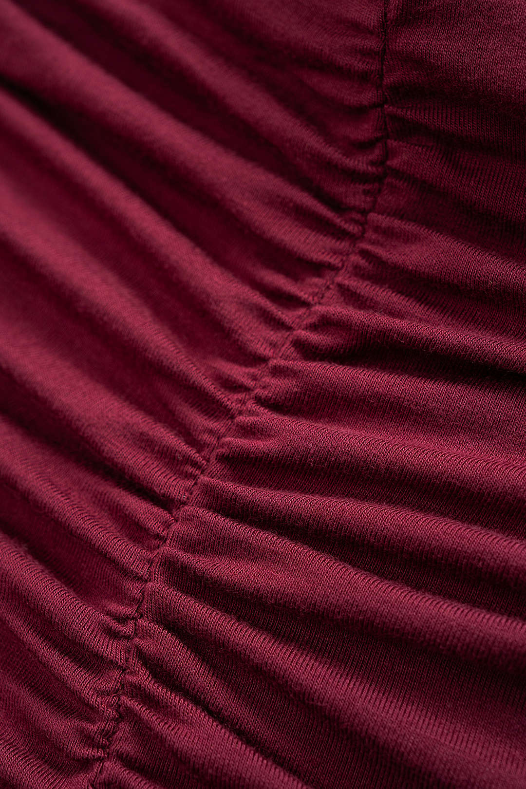 Ruched Long Sleeve Mini Dress - Image 4