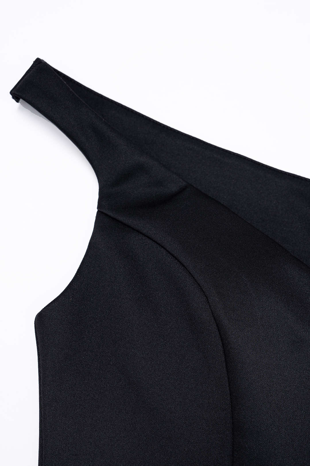 Solid V-Neck Ruched Sleeveless Mini Dress - Image 4