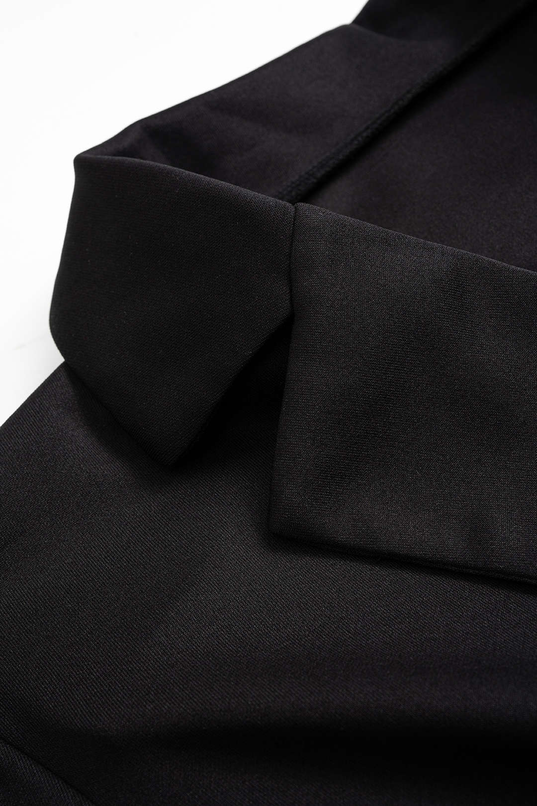 Notched Lapel V-Neck Mini Dress - Image 4