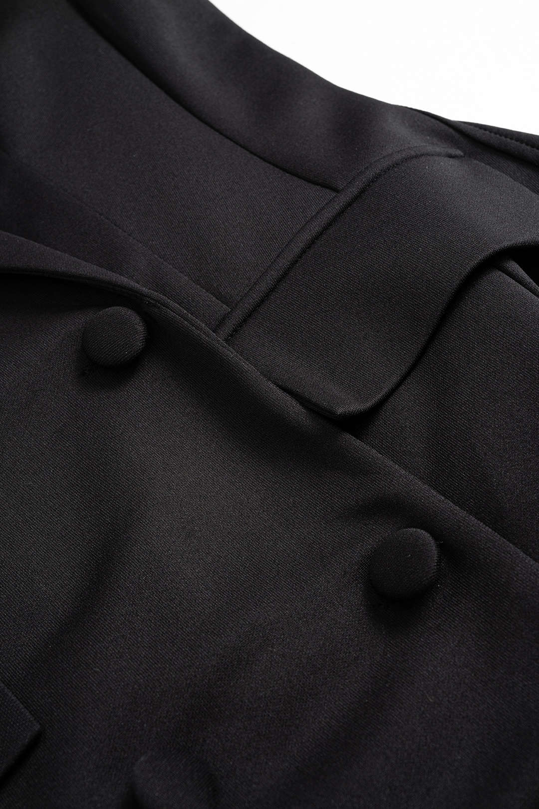 Notched Lapel V-Neck Mini Dress - Image 5