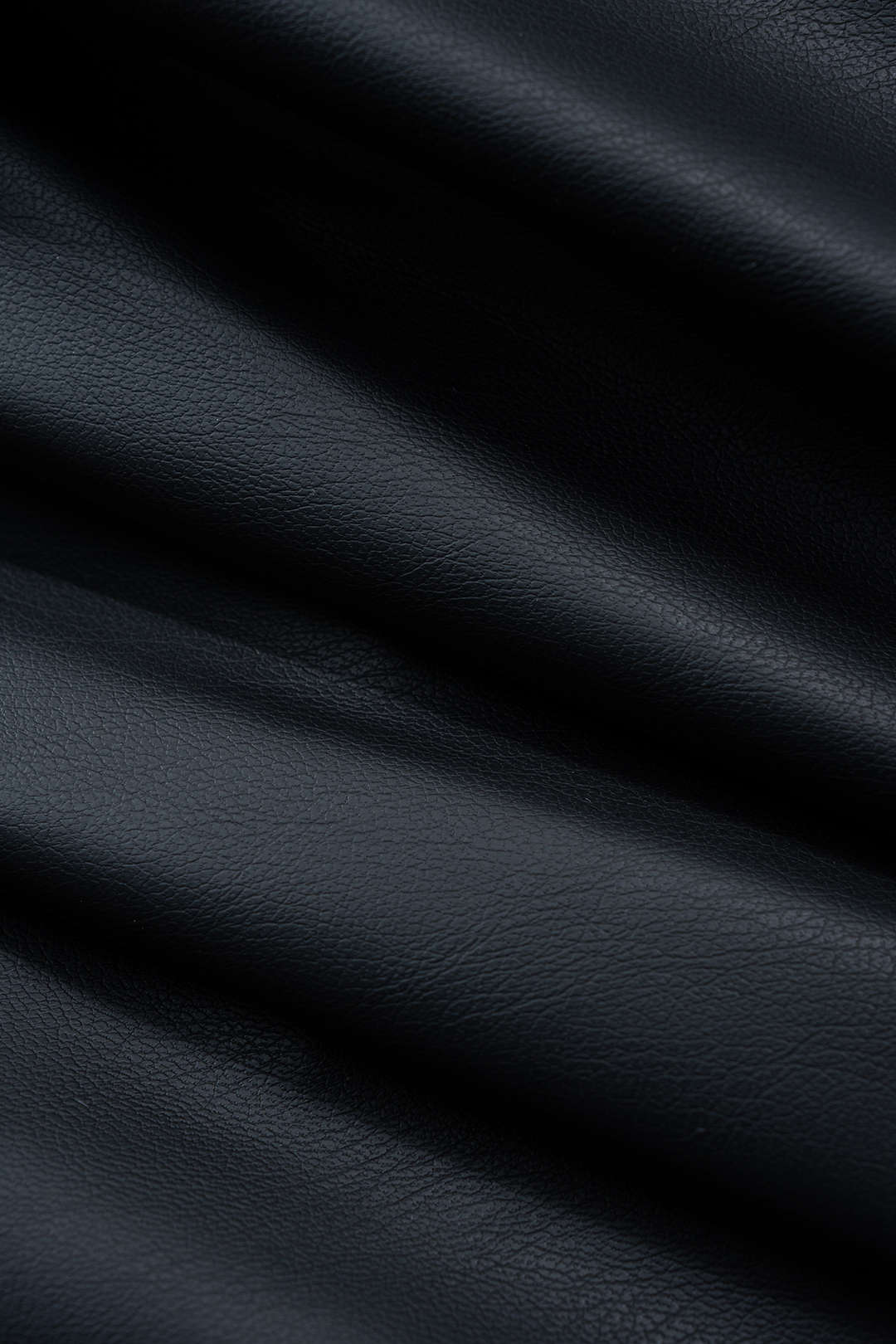 Faux Leather Zipper Ruched Strapless Sleeveless Mini Dress - Image 5