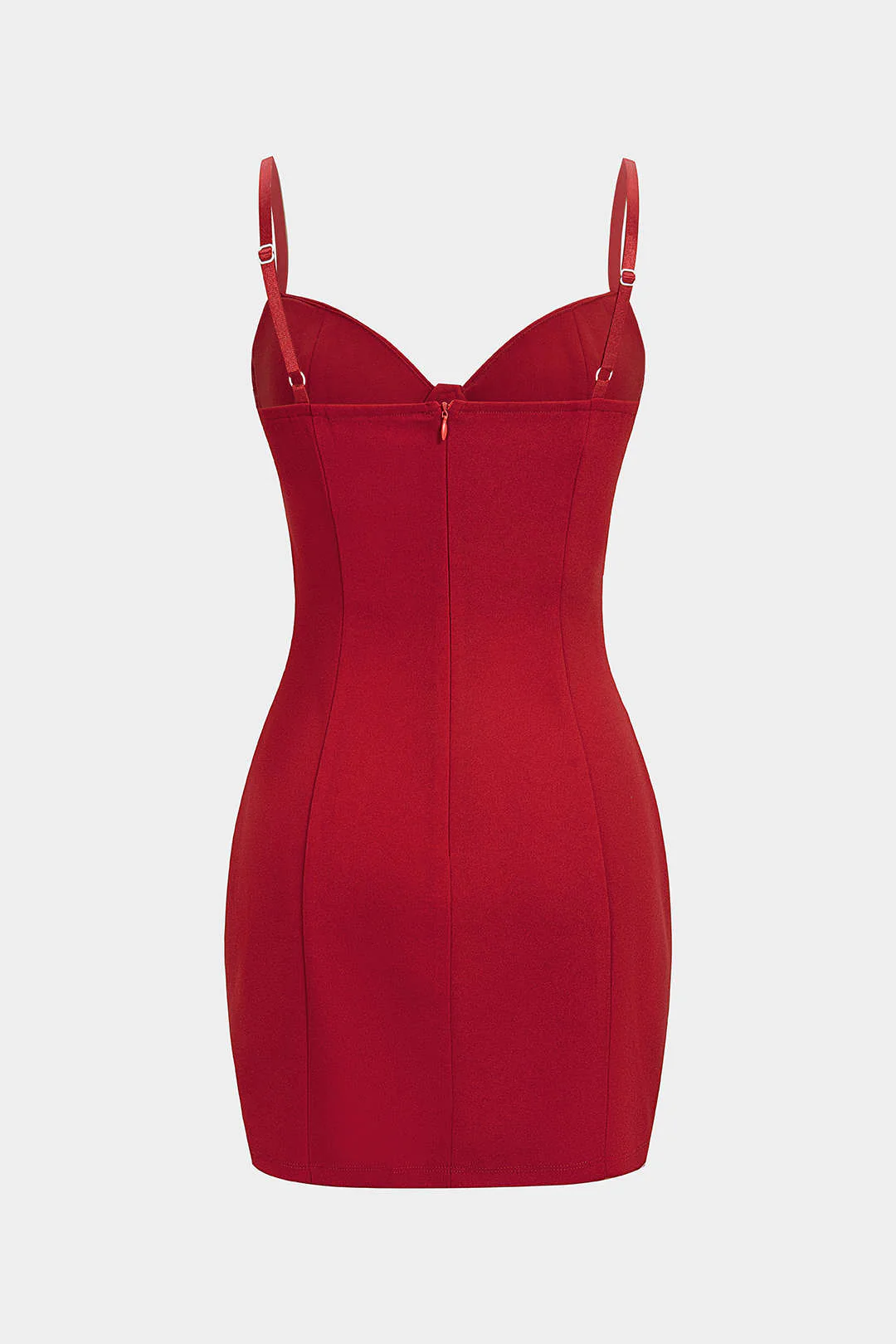 Bustier Zipper Slip Sleeveless Mini Dress - Image 2