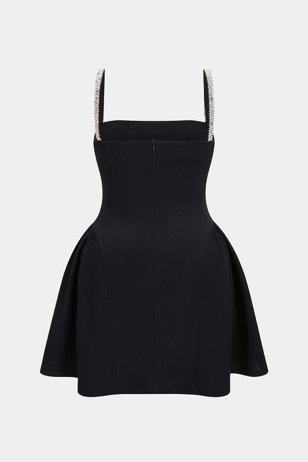 Plus Size Chain Square Neck Sleeveless Mini Dress - Image 2