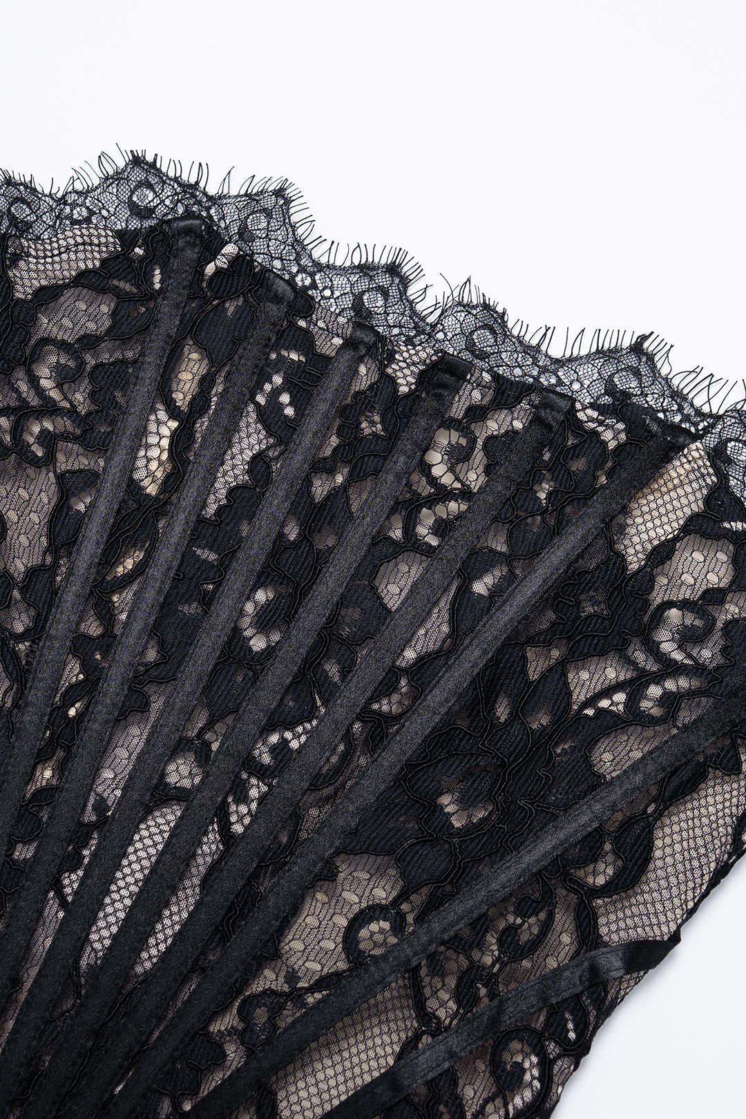 Lace Tie-Back Strapless Sleeveless Mini Dress - Image 8