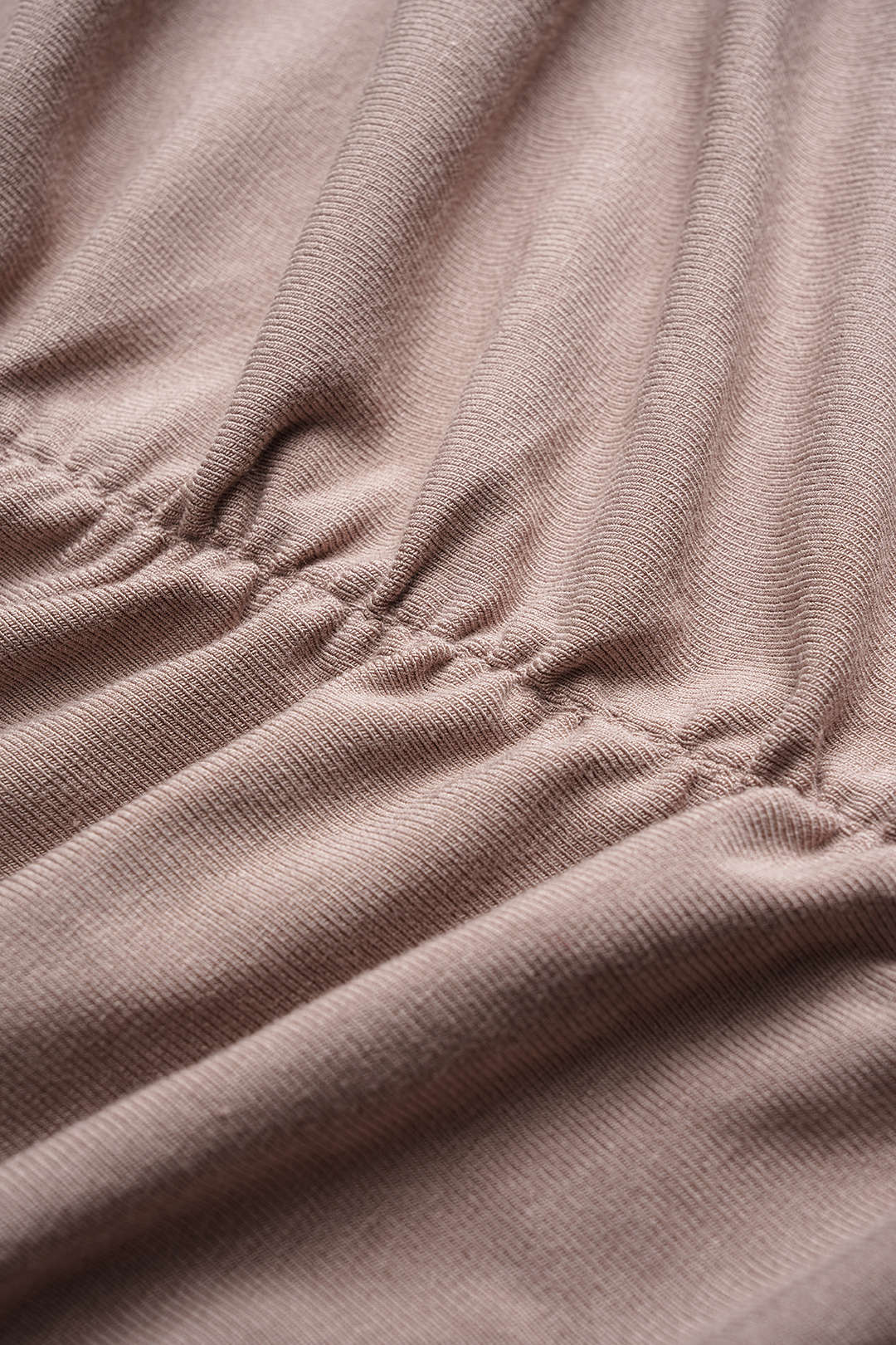 Wrinkle Ruched Long Sleeve Mini Dress - Image 3