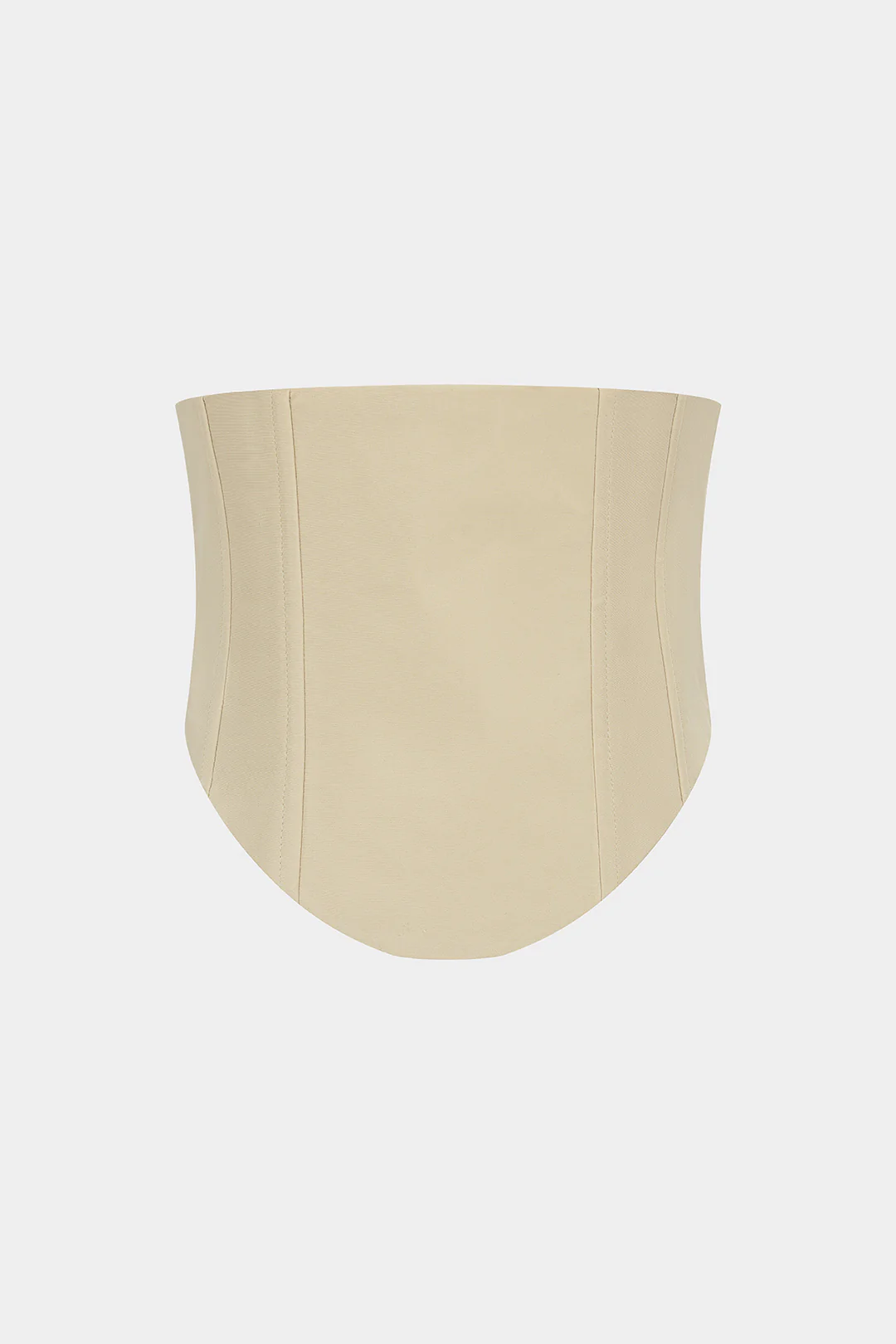 Belted Tie Back Shoulder Pads Sleeveless Mini Dress - Image 3