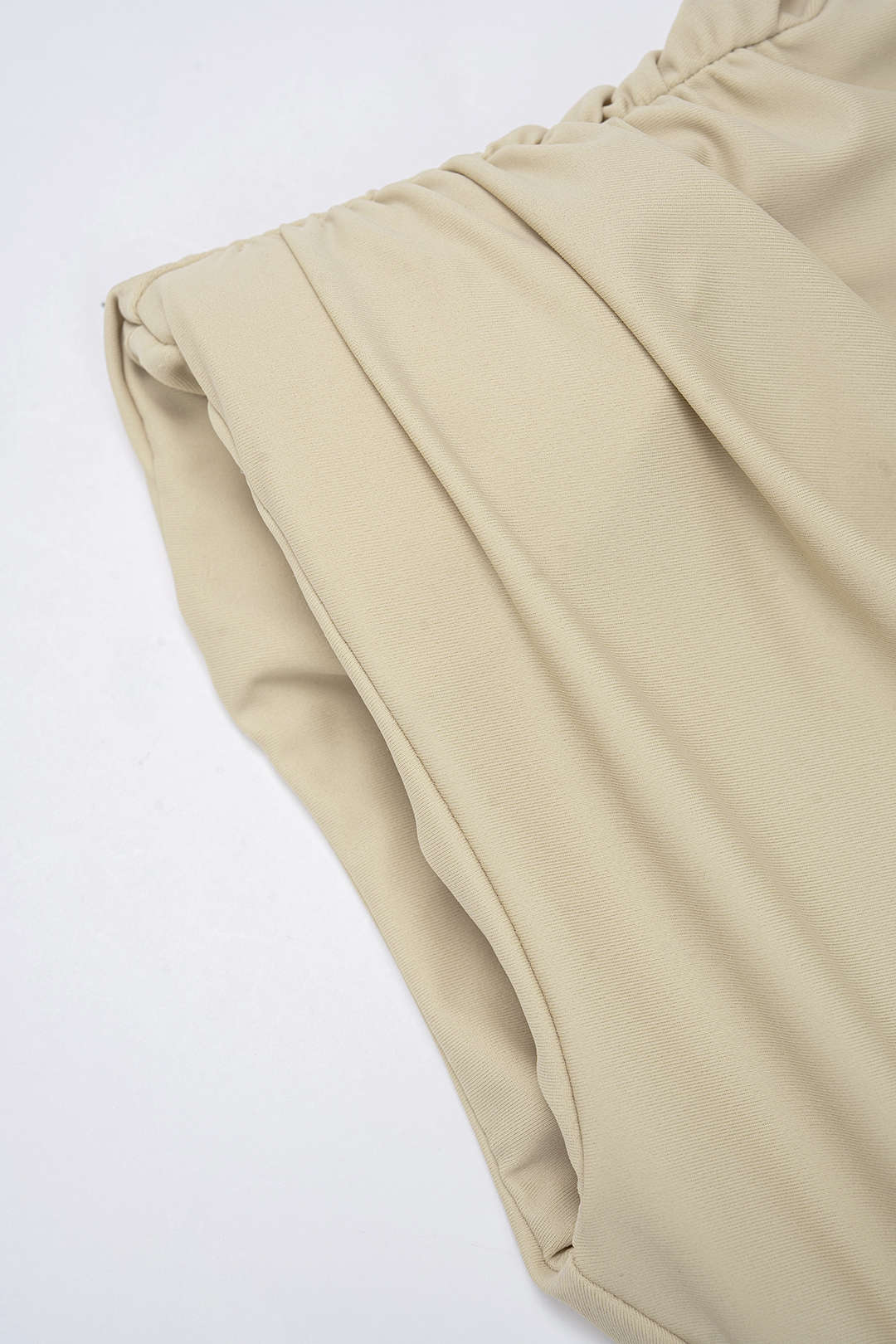 Belted Tie Back Shoulder Pads Sleeveless Mini Dress - Image 4